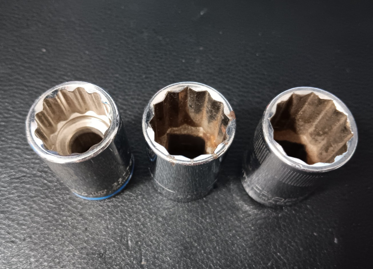 3 Sockets 12 Point 1/2″ Drive -G- Craftsman 3/4″ 47508 19mm 44238 + Kobalt 18mm
