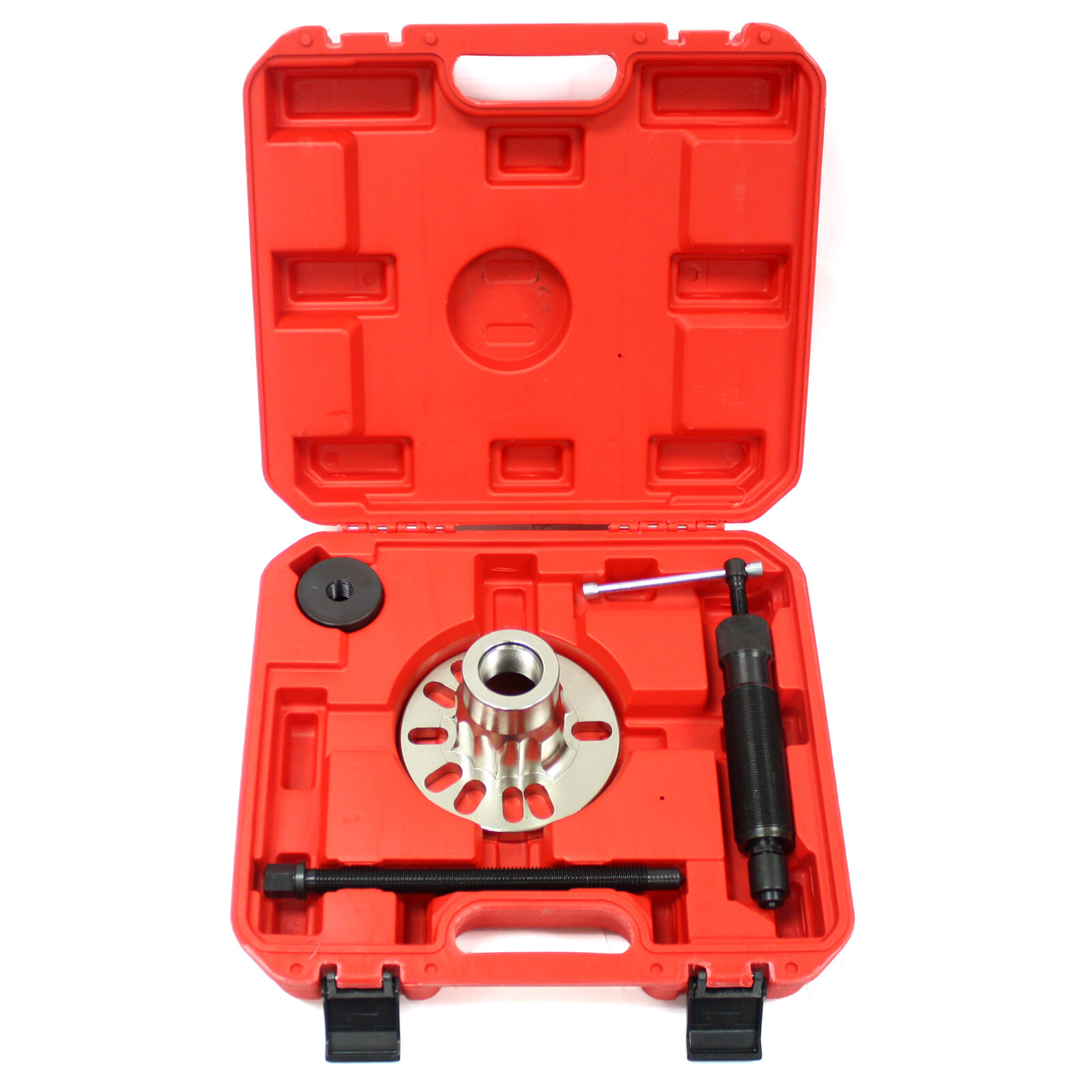 Hydraulic Wheel Hub Drive Press Shaft Puller 10 Ton power 4 and 5 stud hubs Bolt