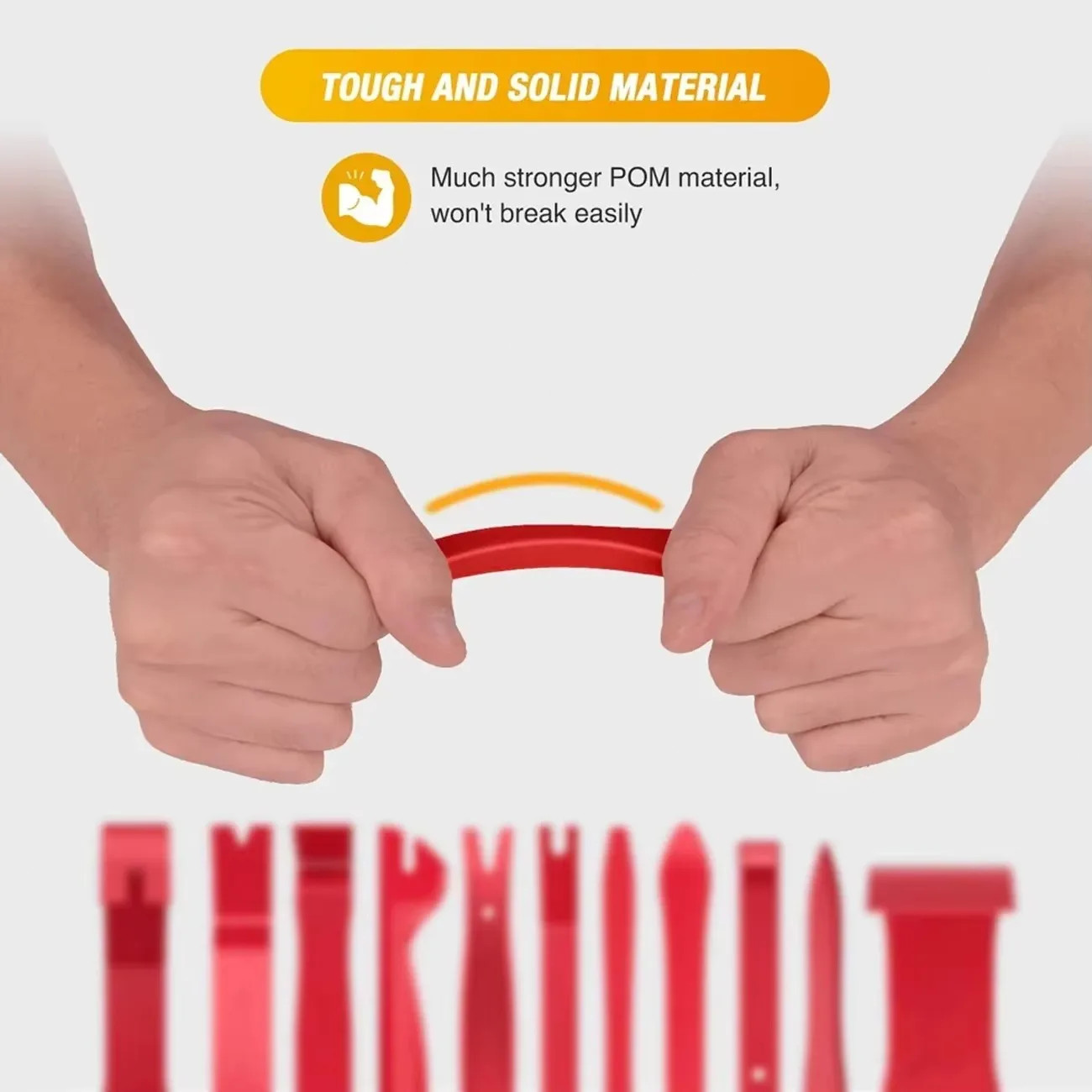 Plastic Trim Removal Pry Tool Set for Car Radio Panel Door Dash Clip Fasteners