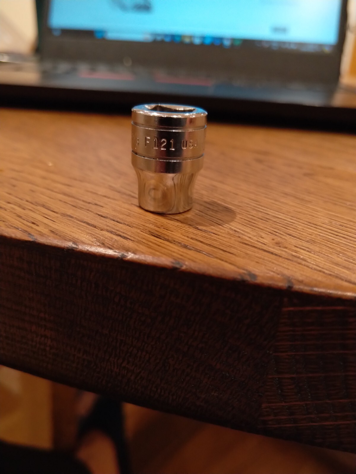 Snap-on USA 3/8″ Drive 12-Point SAE 3/8″ Flank Drive Shallow Socket F121 20gram