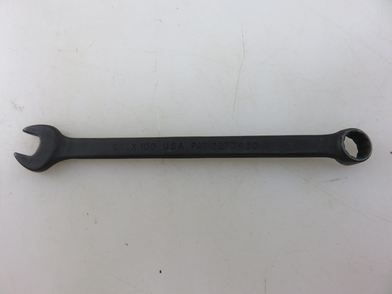 Snap-On GOEX100 BLACK OXIDE Combination Wrench 5/16″ 12pt 5″ Long Made In USA