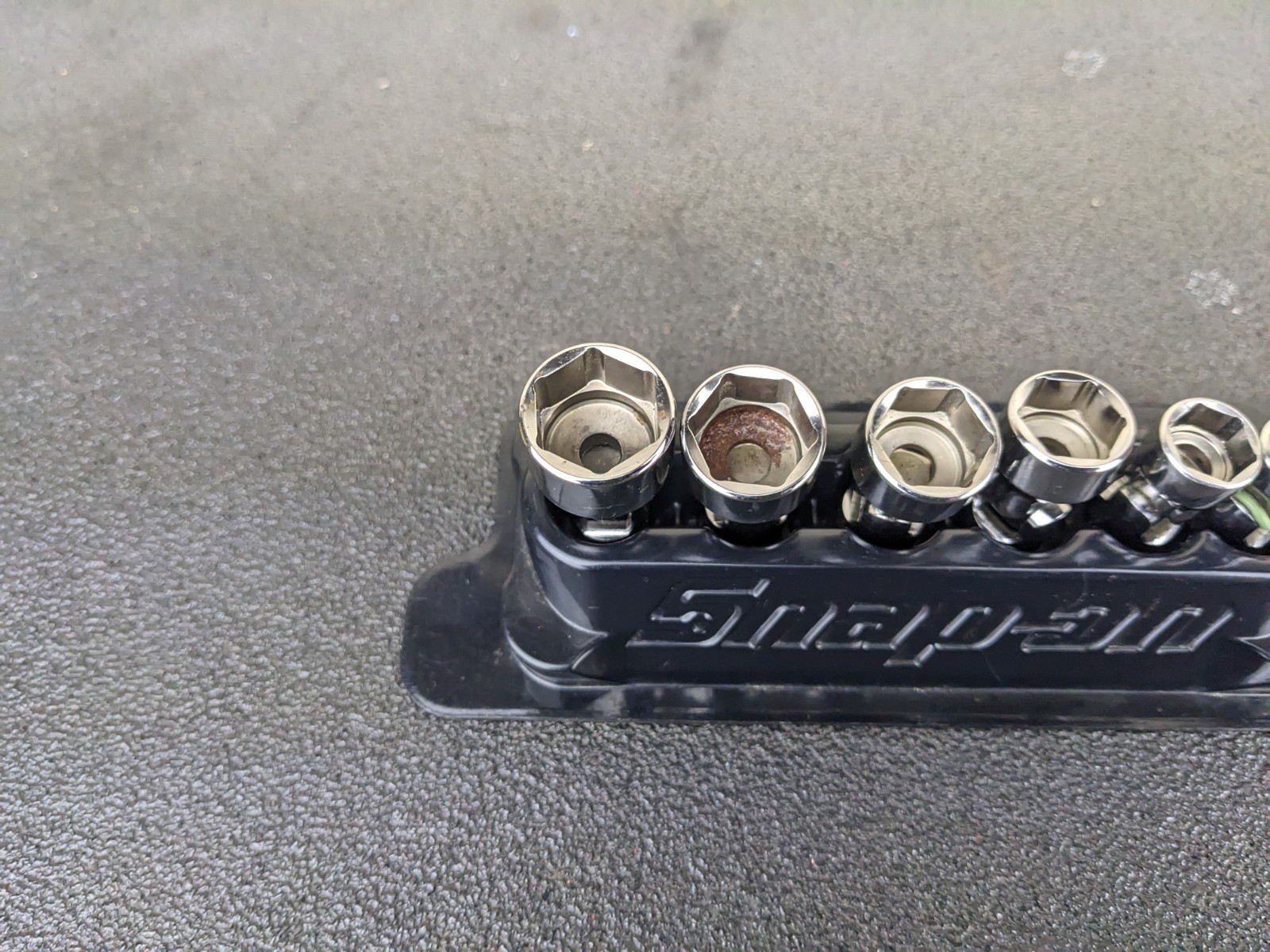 #bp289 Snap-On 106TMUSMA Metric 1/4″ Drive 6-point Universal Swivel Socket Set