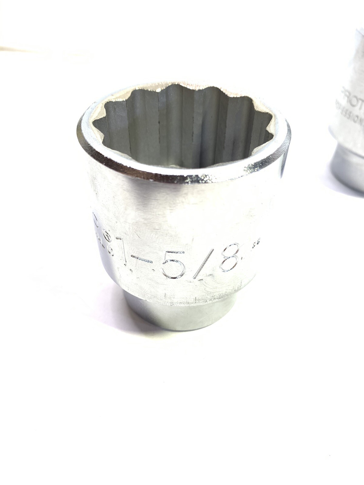 Proto SAE 5552 1-5/8 & 5556 1-3/4 Inch Standard Socket 3/4 Drive 12 Point