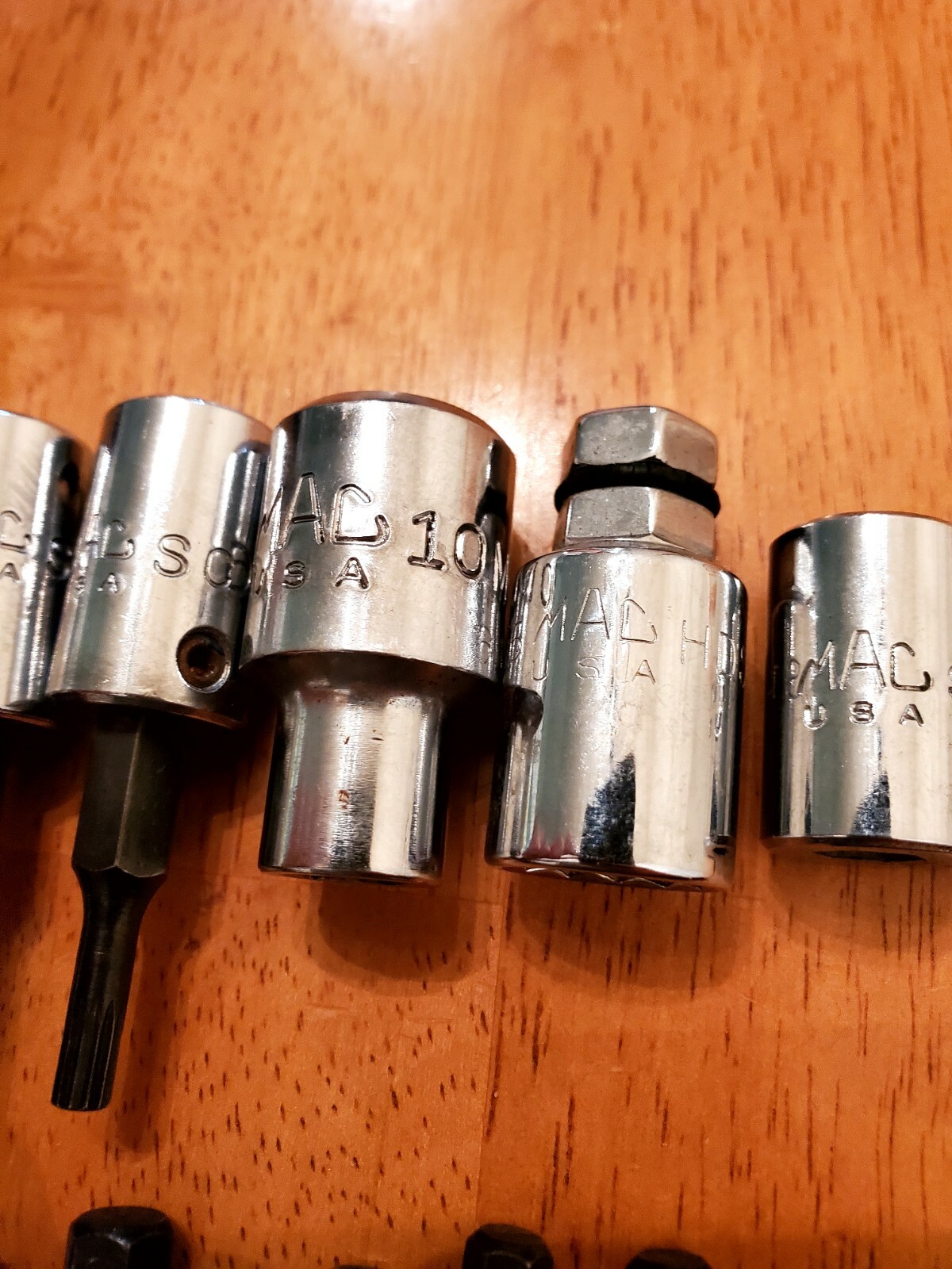 Mac Snap On Miscellaneous Bits Socket Holders Lot Of 23
