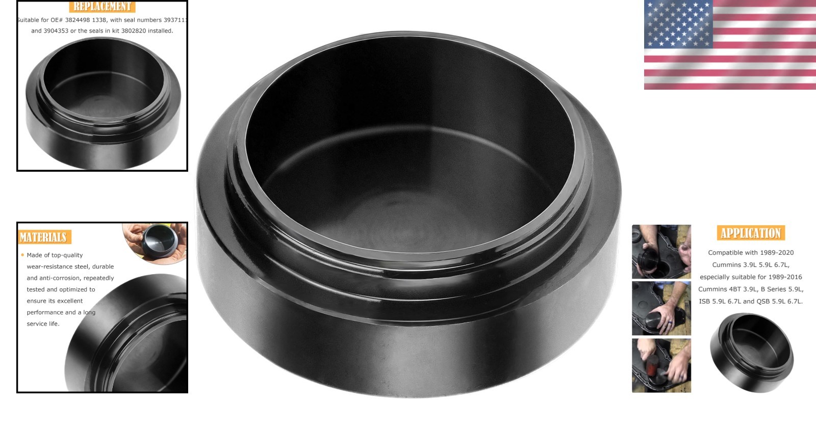 Durable Crankshaft Seal Installation Tool for Cummins Engines – OEM Replacement