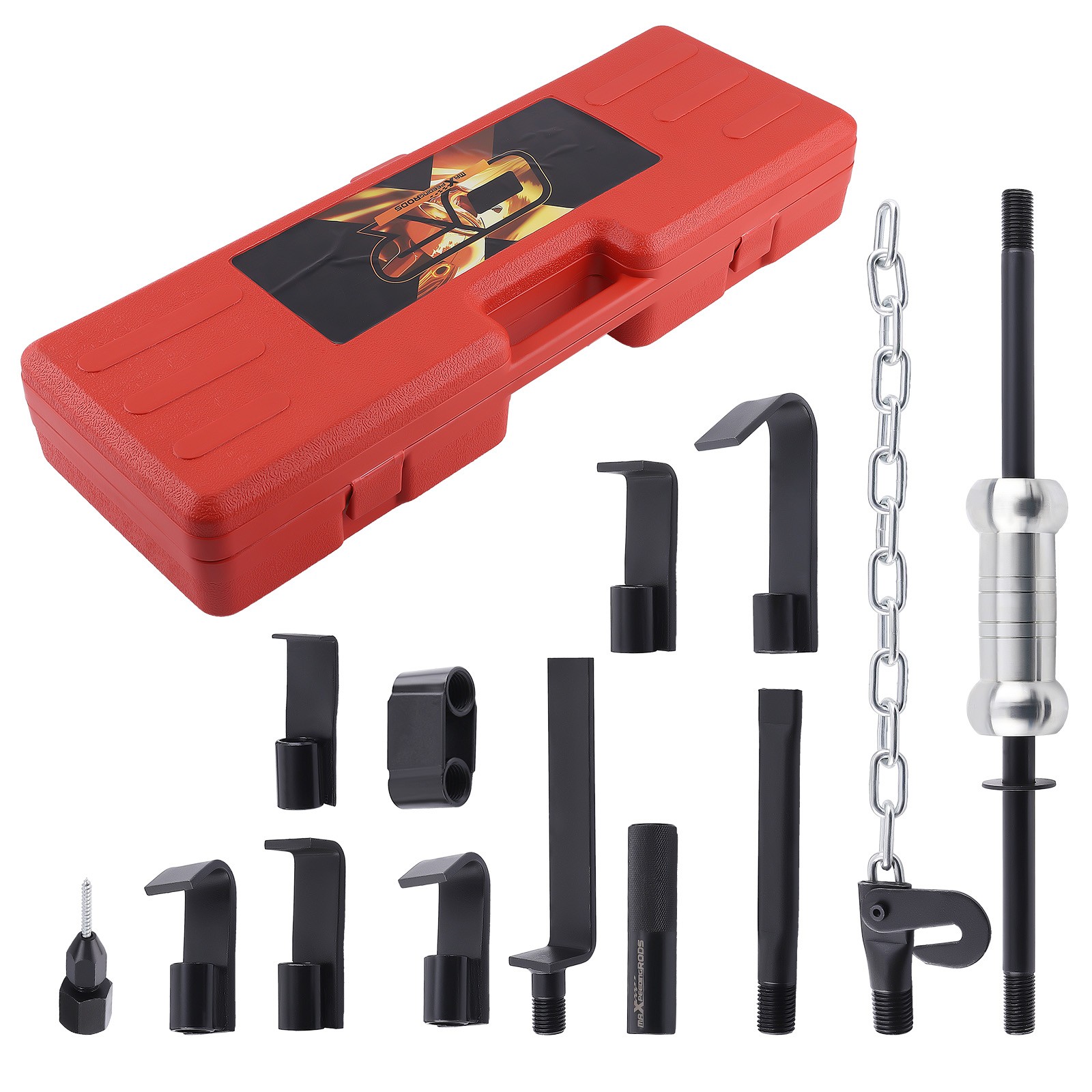 13 pcs Dent Puller 10lbs Slide Hammer Auto Body Car Repair hooks Tool Kits