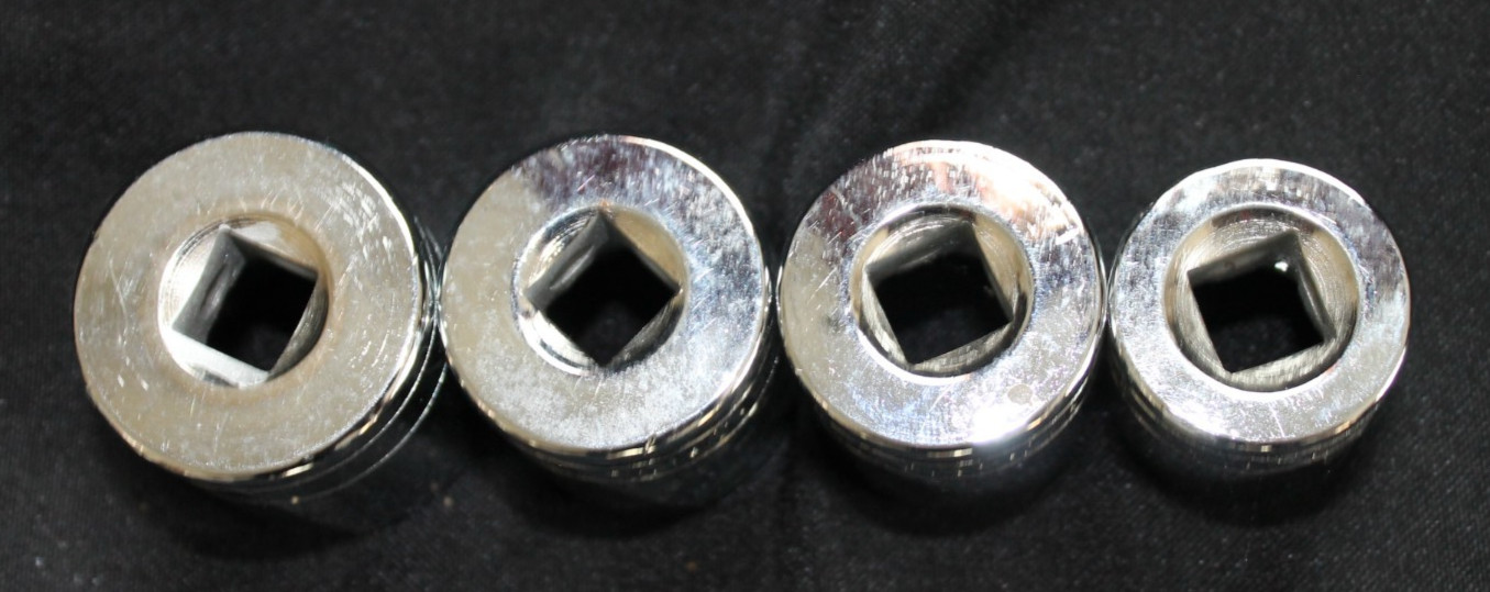 Vintage S-K Sockets 40132, 40134, 40136, 40138 1″ to 1 3/16″ Brand New Set of 4