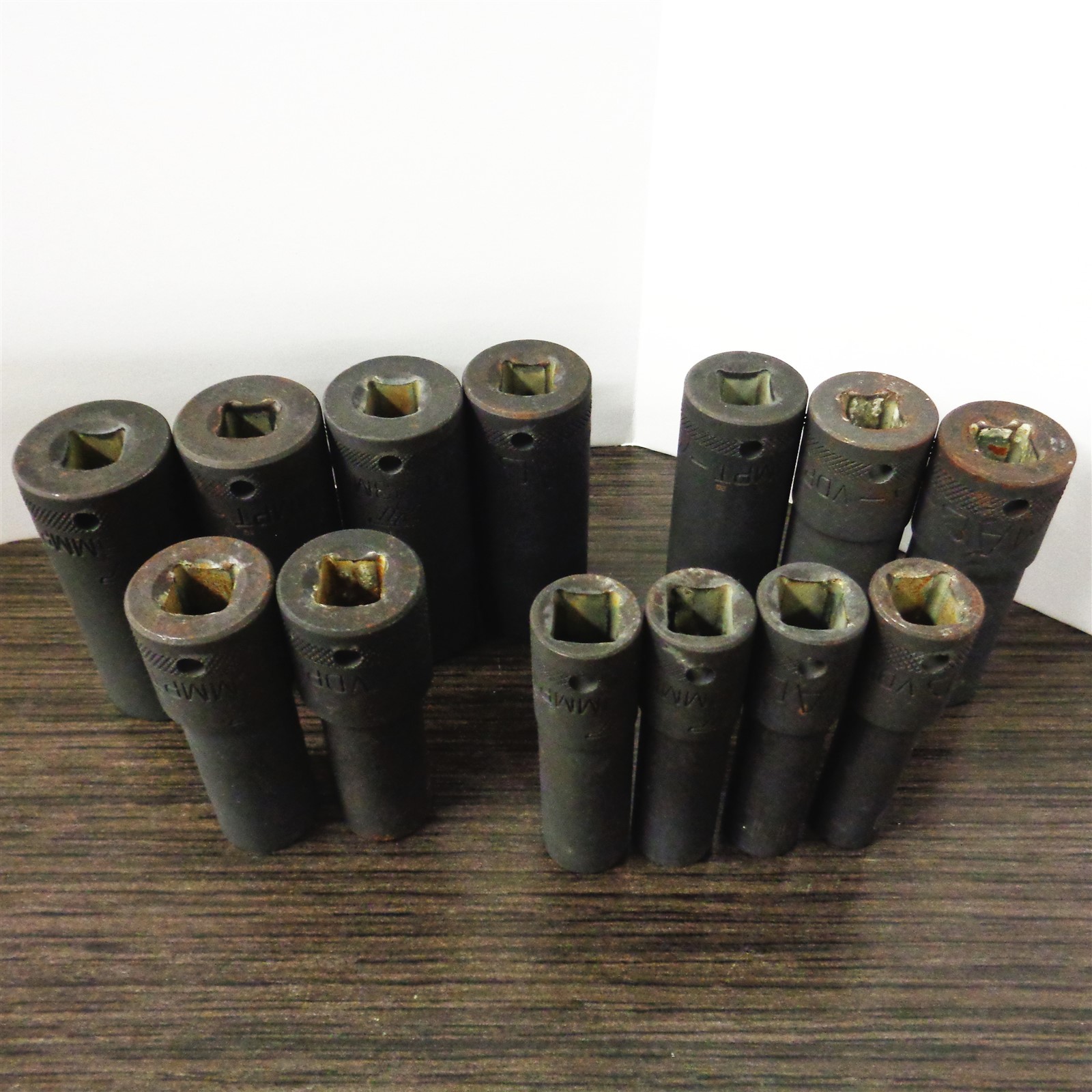 MAC Tools 13pc VDP6xxMMPT 1/2″ Drive 6 Point Metric Deep Socket Set