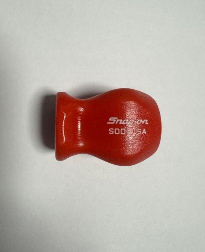 Snap-on SDD1 USA Stubby Screwdriver Red Hard Handle Grip only [Unused]