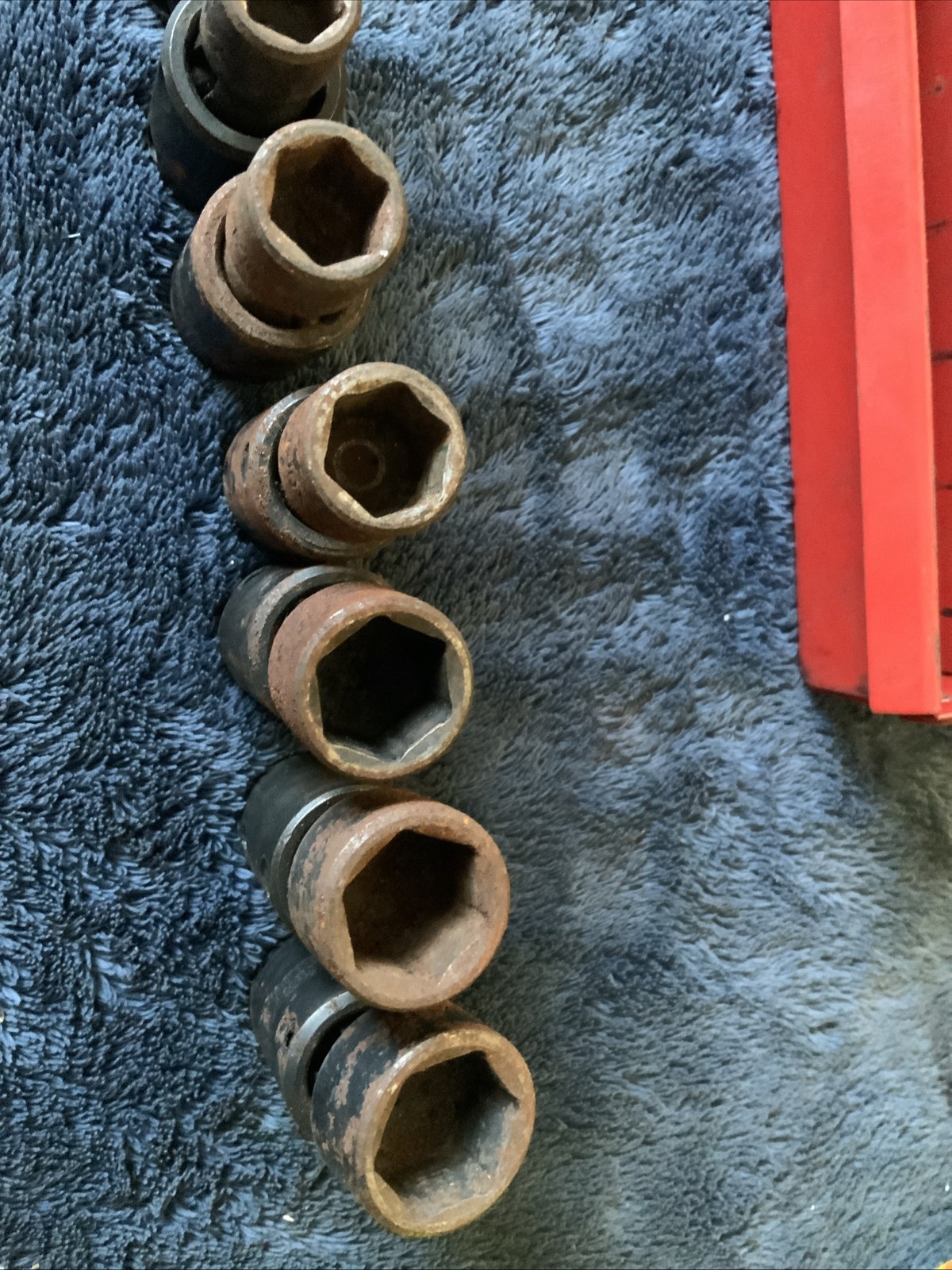 Mac Tools 3/8” Drive Impact Swivel Socket Set, Sae…6pt…surface Rust…..all Work