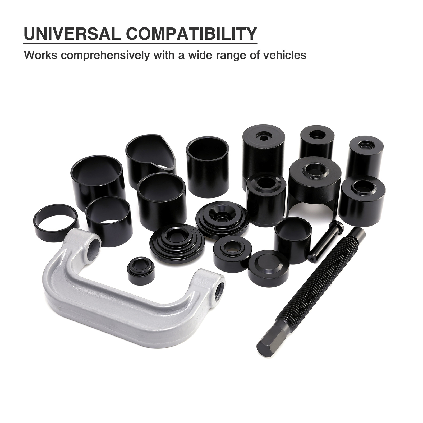 21 Pcs Ball Joint Separator Service Tool and Master Adapter Set W/ Carrying Case