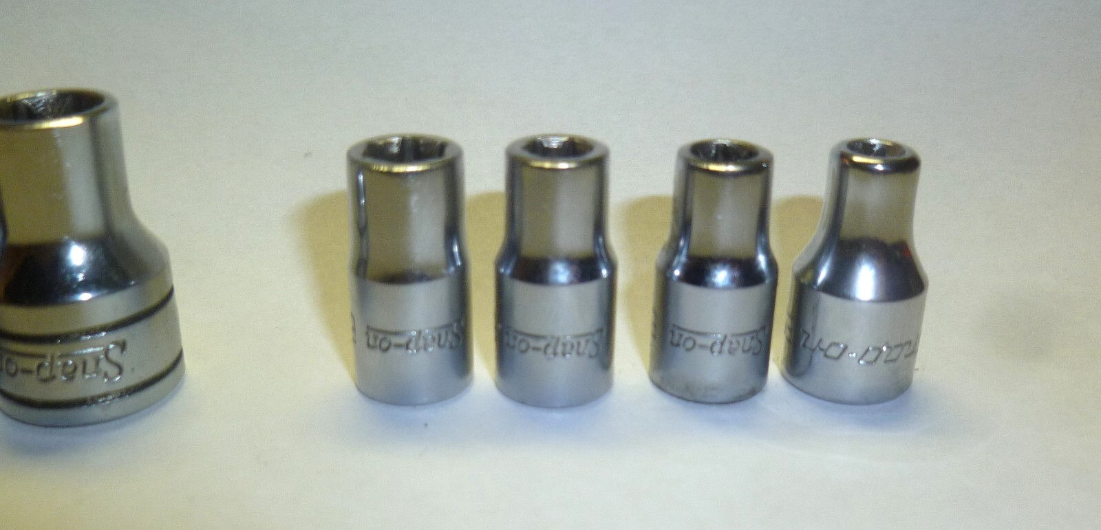 8pc Snap On Tools Torq Sockets 3/8 + 1/4 FLE1630 – TLE50