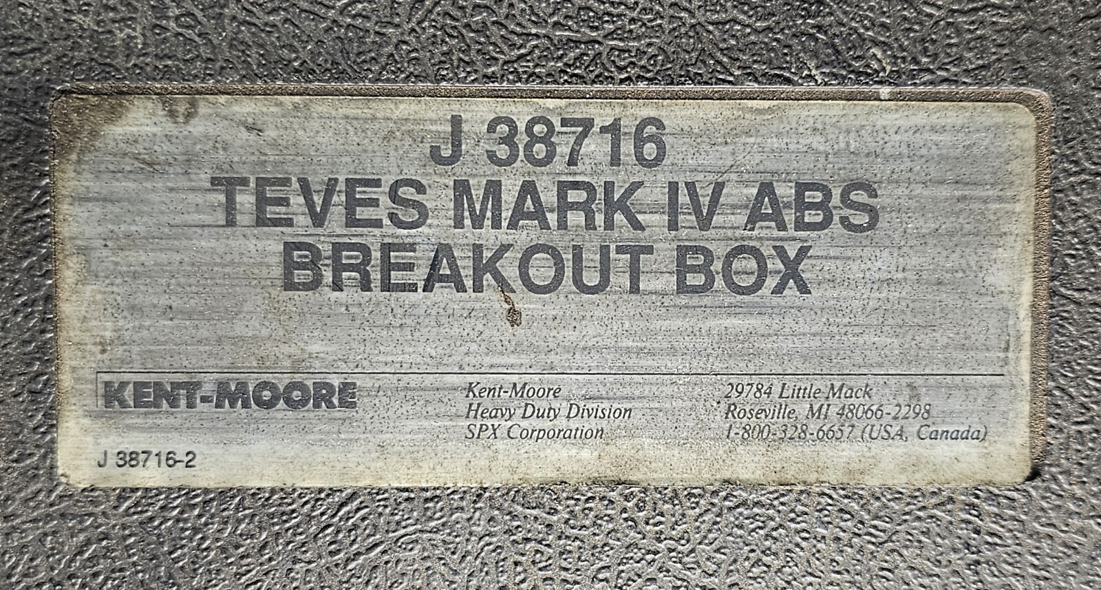 Used Kent-Moore Teves Mark IV ABS Breakout Box J-38716