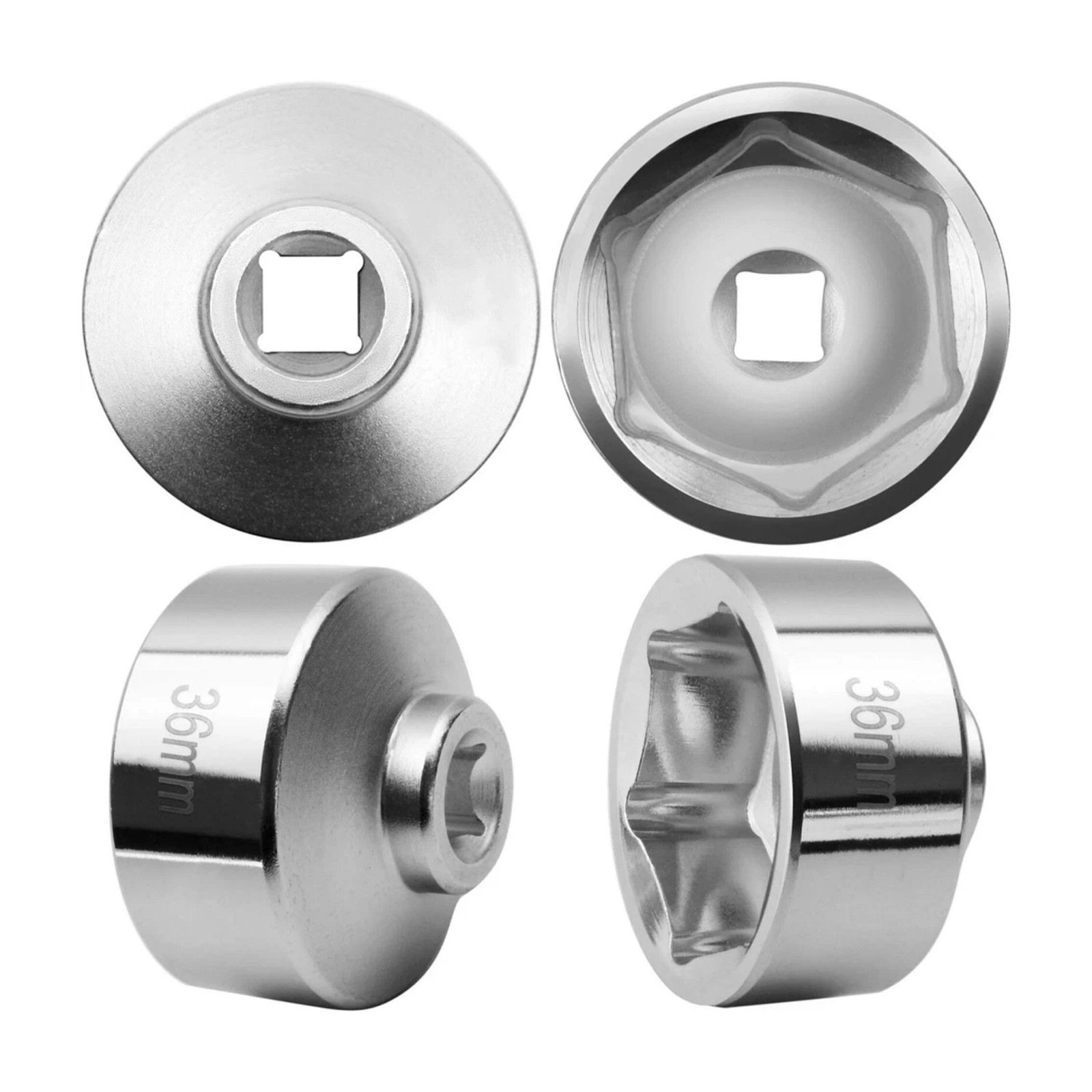 36mm Oil Filter Wrench Socket 3/8″ Drive Low Profile Cap Remover For Tight Areas