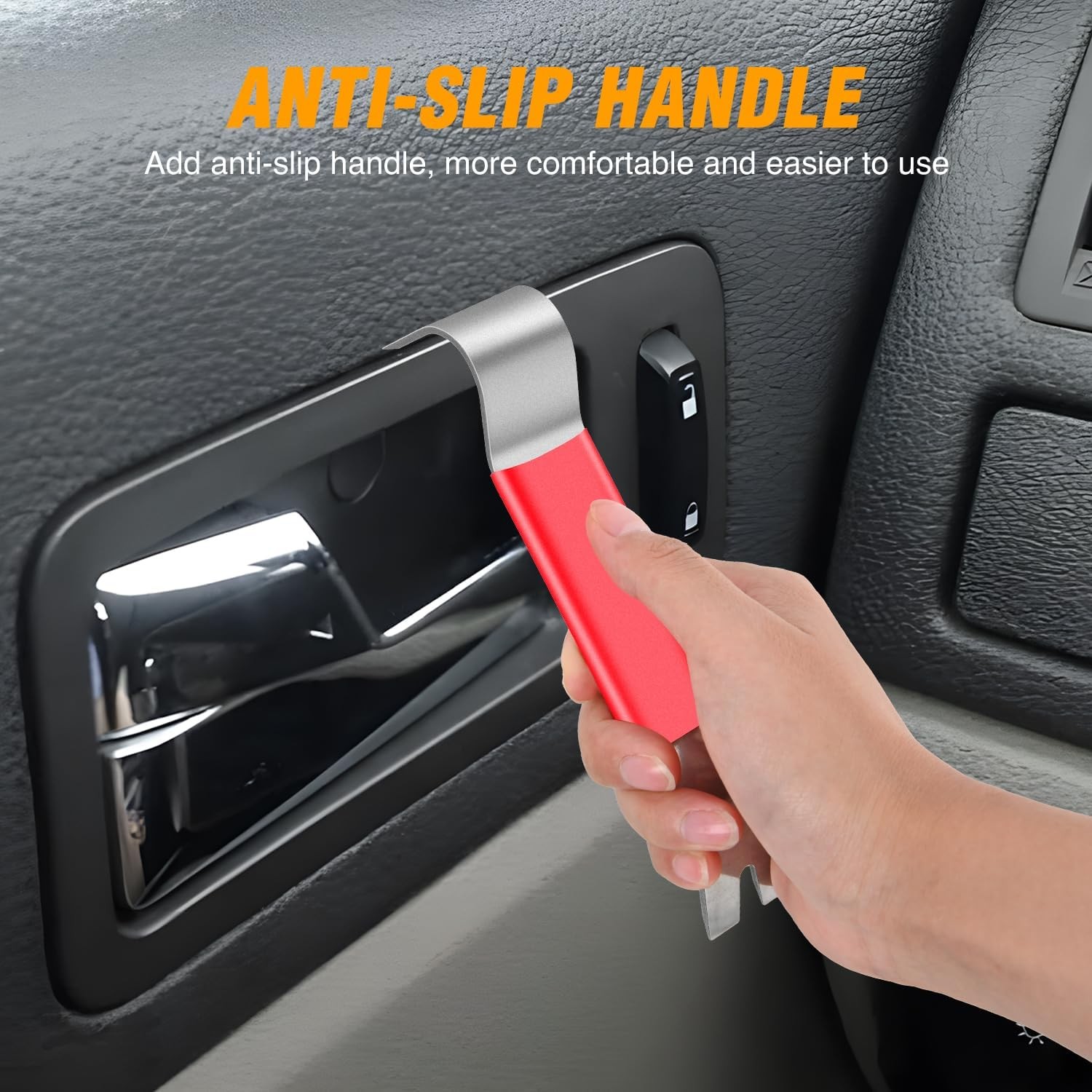 11PCS Trim Removal Tool Kit Metal & Nylon Pry Tools Set for Car Door Panel