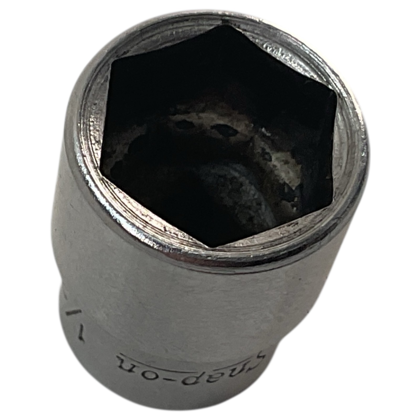 Snap-on Socket TM16 1/4″ Drive 6 Point 1/2″ SAE Shallow Chrome USA As Pictured