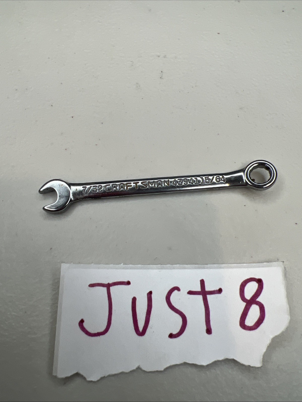 Craftsman 12pt Midget Ignition Wrench 7/32 x 15/64” 43941