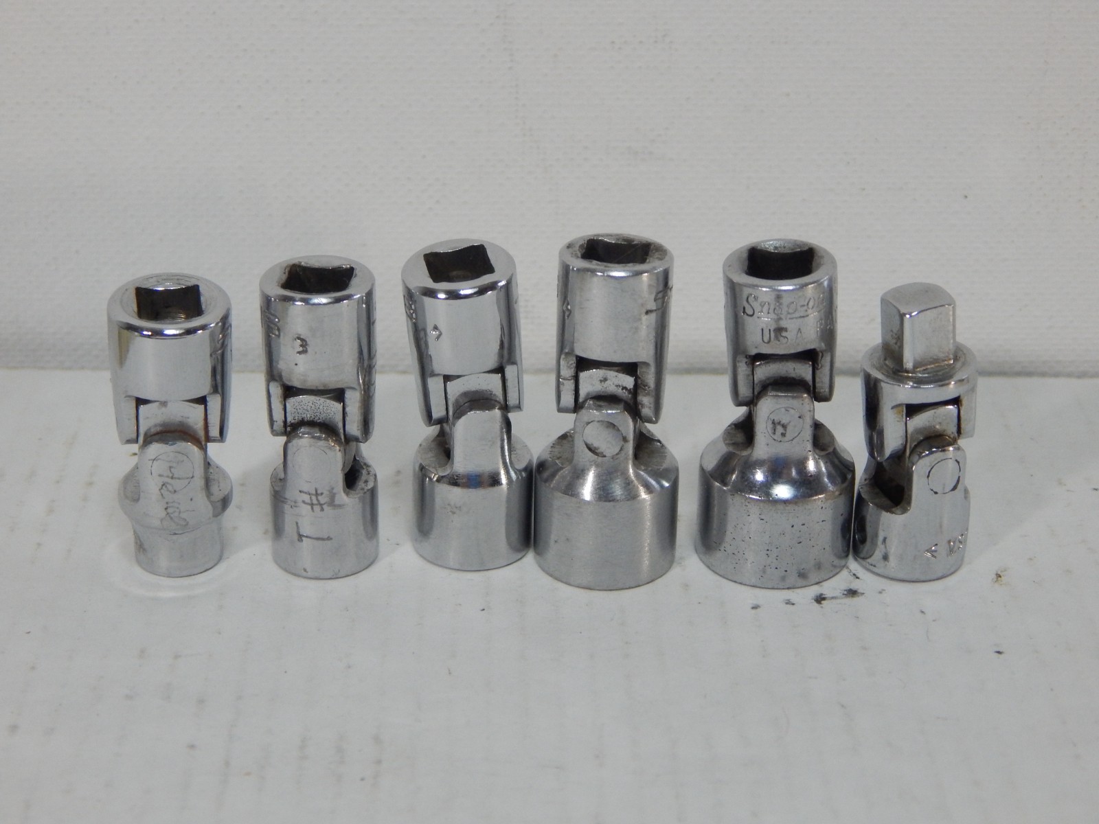 Snap On TMUS161 TMU141 TMU121 TMU8 1/4″ Drive 1/4″- 1/2″ Swivel Flex Socket set