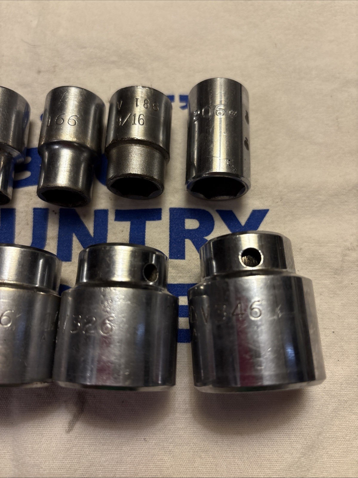 Mac Tools 1/2″ Drive 6pt 9pc Chrome SAE Socket Set 3/8″ to 1-1/16″ V126-V346