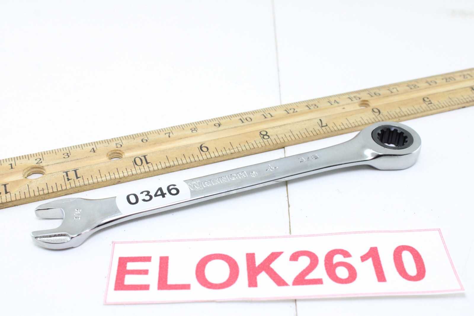 New Gearwrench 3/8″ SAE Chrome Combination Ratchet Wrench Brand New