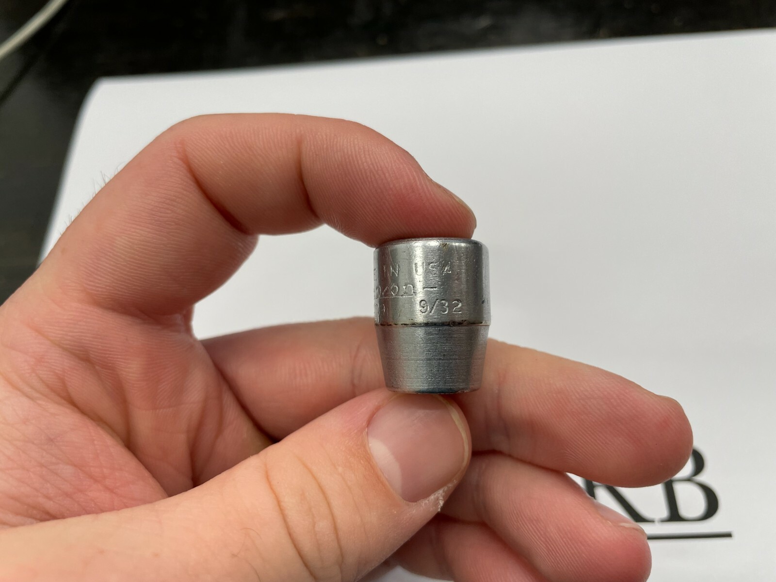 Snap On Tools USA VINTAGE 3/8″ Drive 9/32″ SAE Internal Pipe Plug Socket PP409