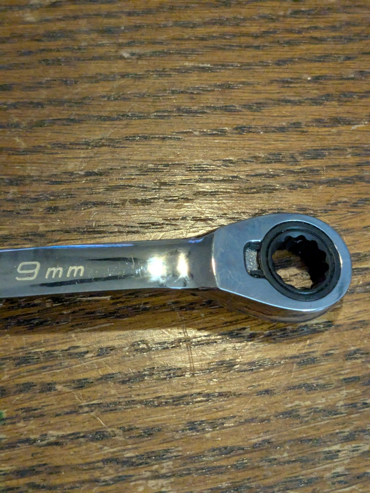 Blue-Point Snap-on 9mm Offset Ratcheting Combination Wrench 12pt BOERM 9