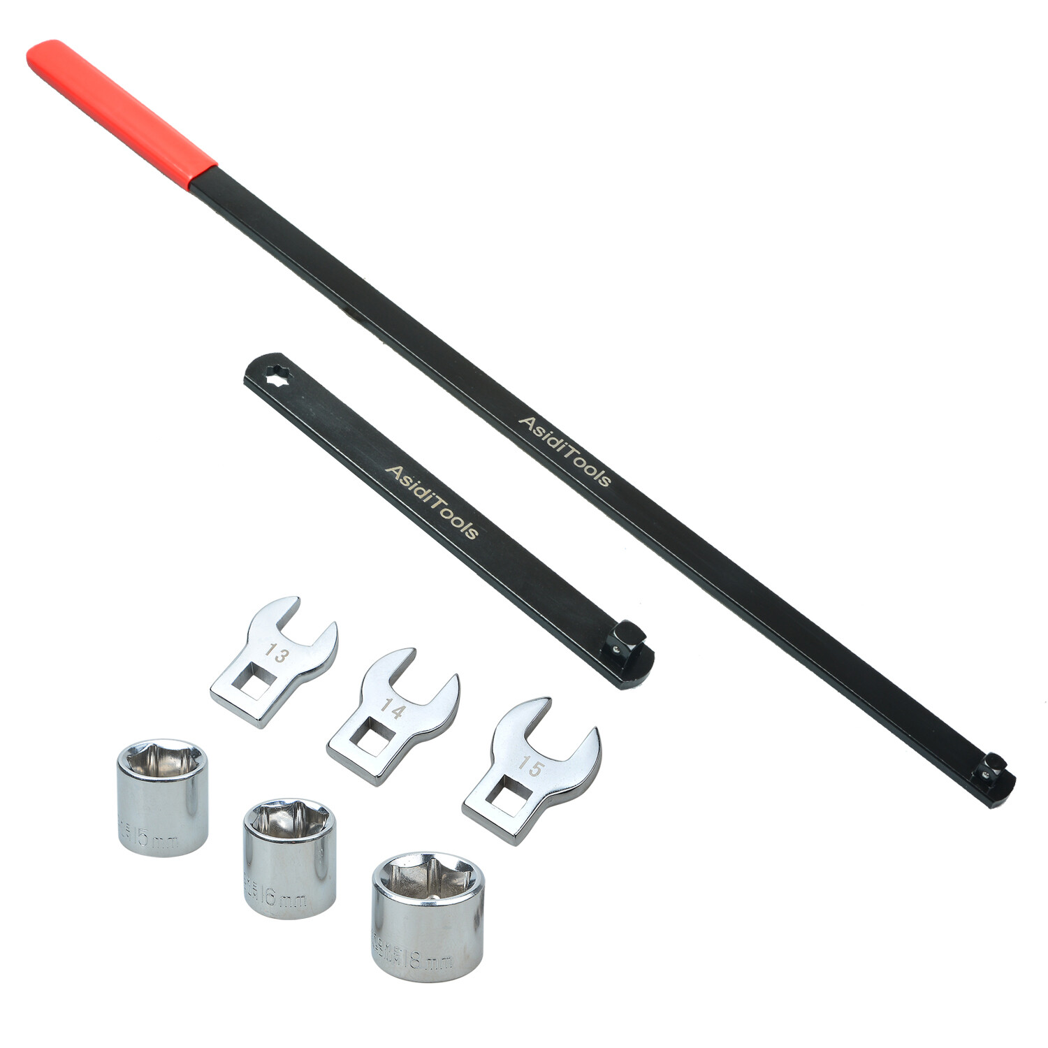 Serpentine Belt Tool Set 3/8″Pulley Wrench Installation Removal Tool