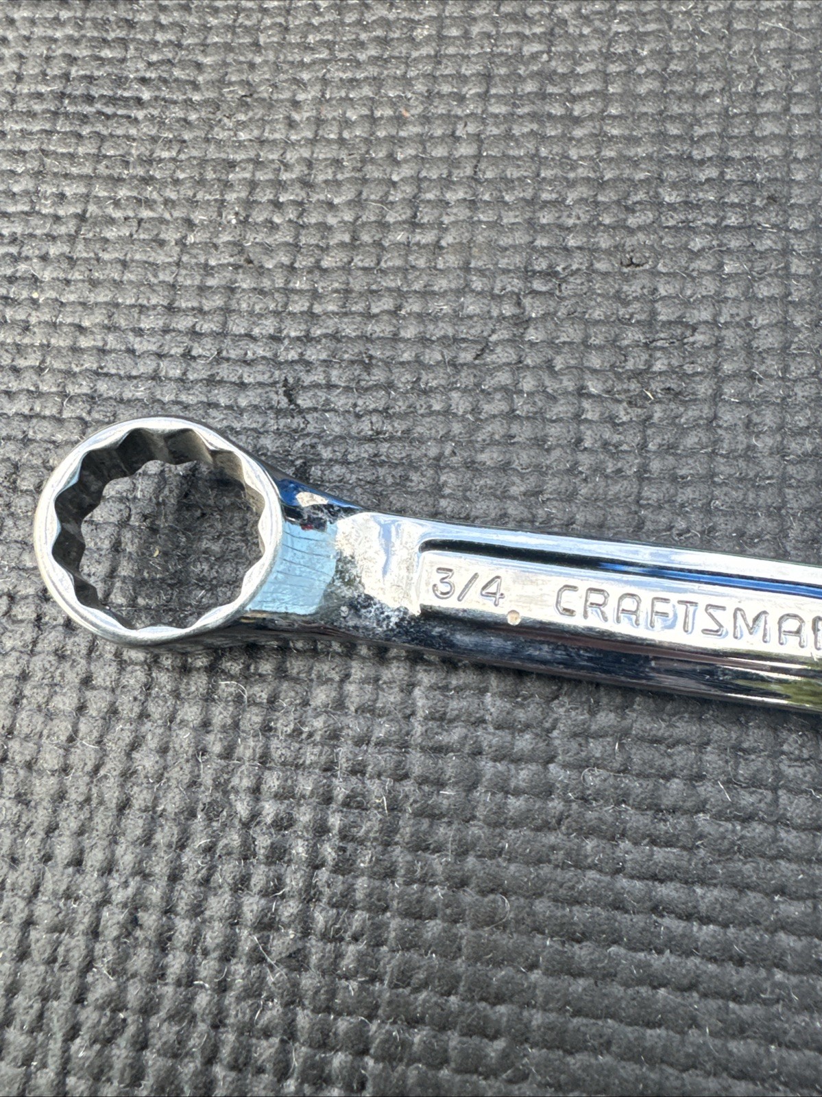Sears CRAFTSMAN 3/4” Short SAE Combination Wrench 12pt -VV- 44109 USA Stubby
