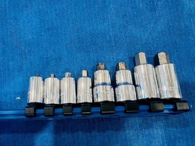 #aw446 NEW MATCO SABXYSM8R 8pc Metric STUBBY Hex Socket Driver Set 3-10mm