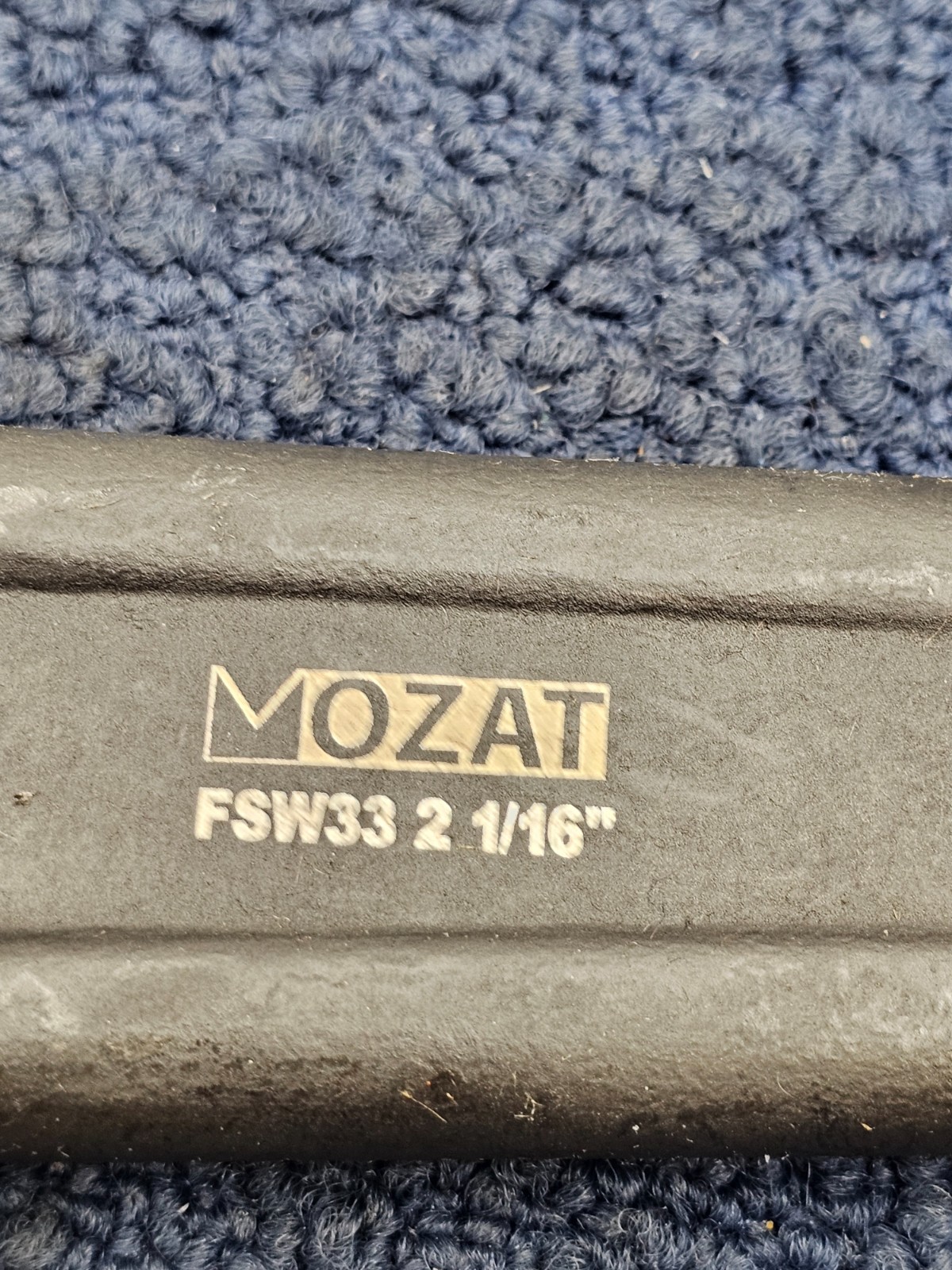 Ozat FSW33: 2-1/16 in. Flat Striking Wrench, 9-5/8 in. Overall Length, 12-Point