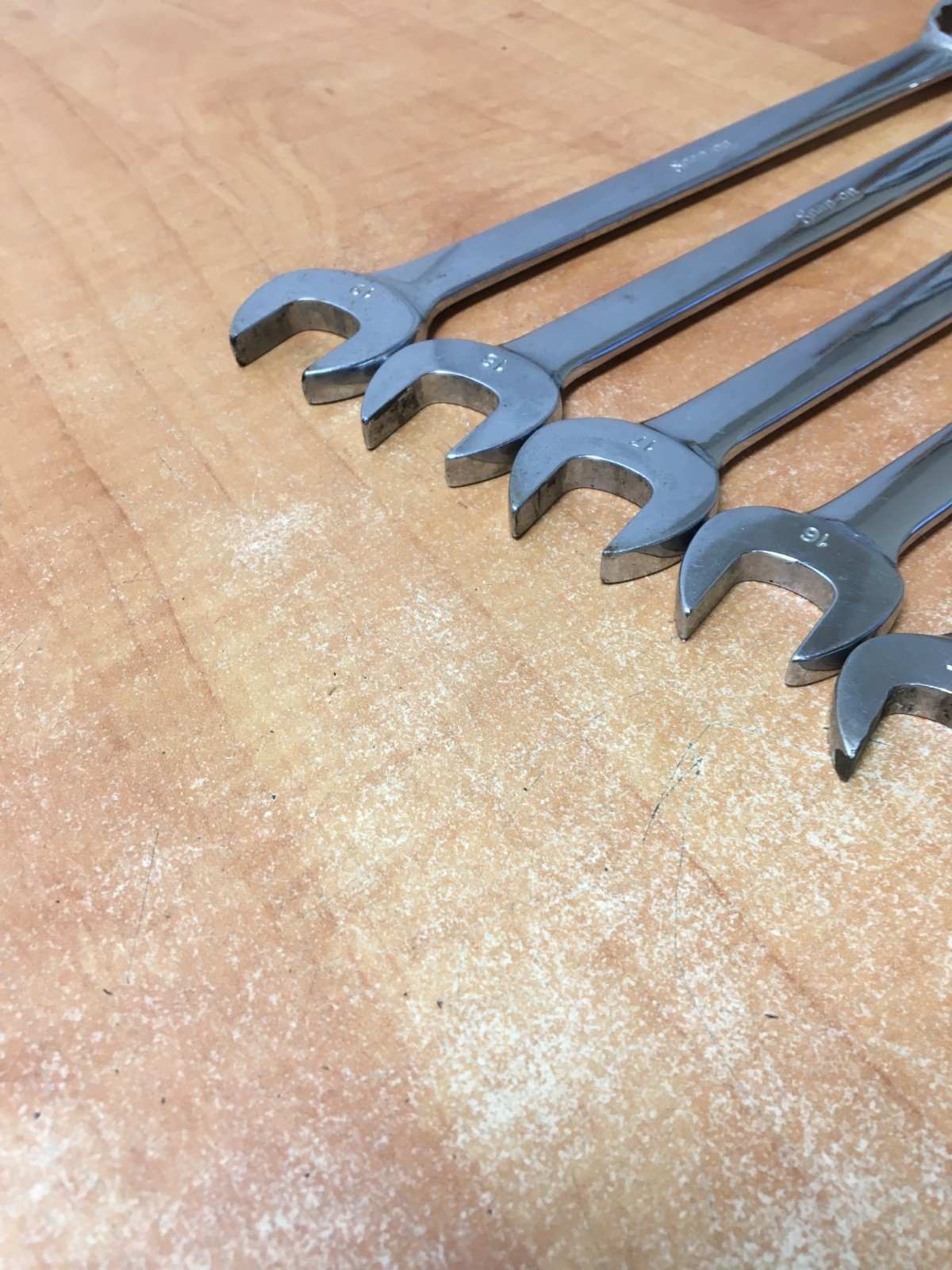 Snap-On METRIC OEXM Series Combination Wrench 9pc Set 11mm-19mm OEXM190 OEXM180
