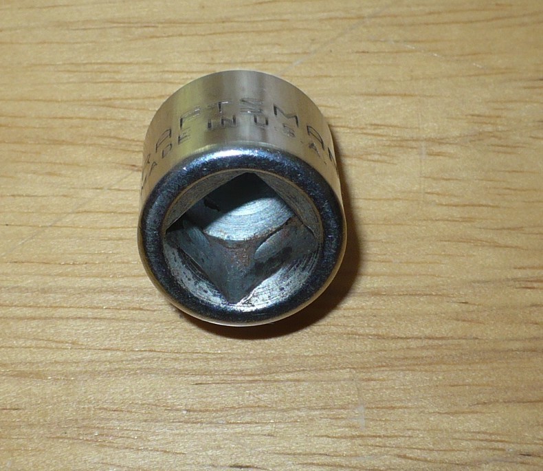 Vintage Craftsman 3/4″ Drag Link Socket 44512 -V- 1/2″ Drive