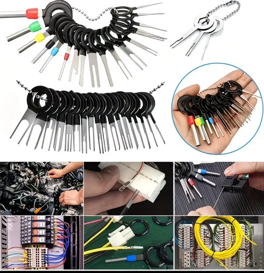 Automotive/Industrial Electrical Wire Connector – Repair – Key Removal Tools Kit