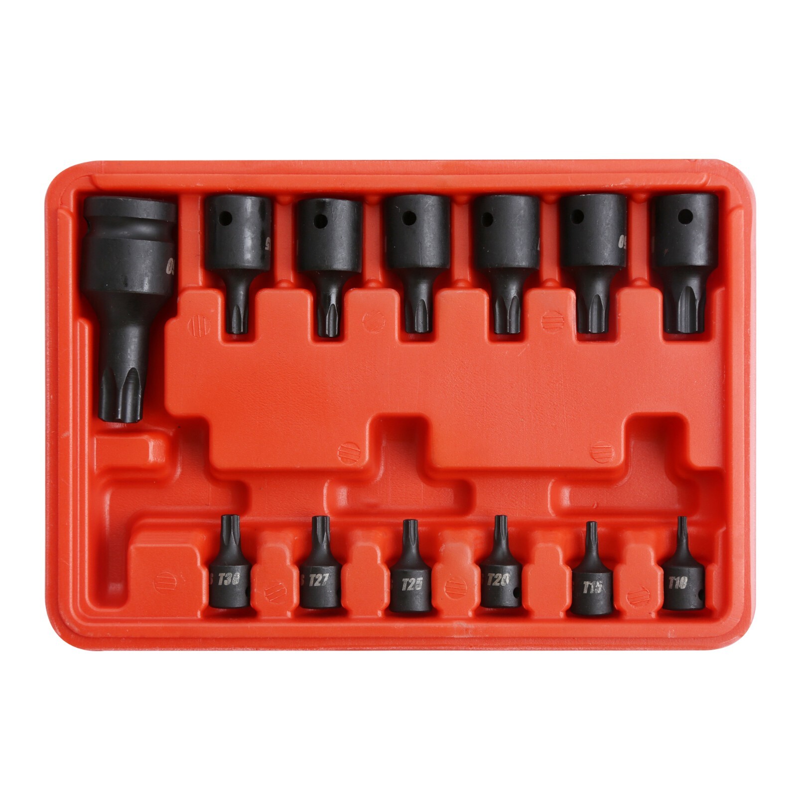 13PCS 1/4″ 3/8″ 1/2″ Drive Torx Impact Socket | Star Bit Wrench Pro Tool Set