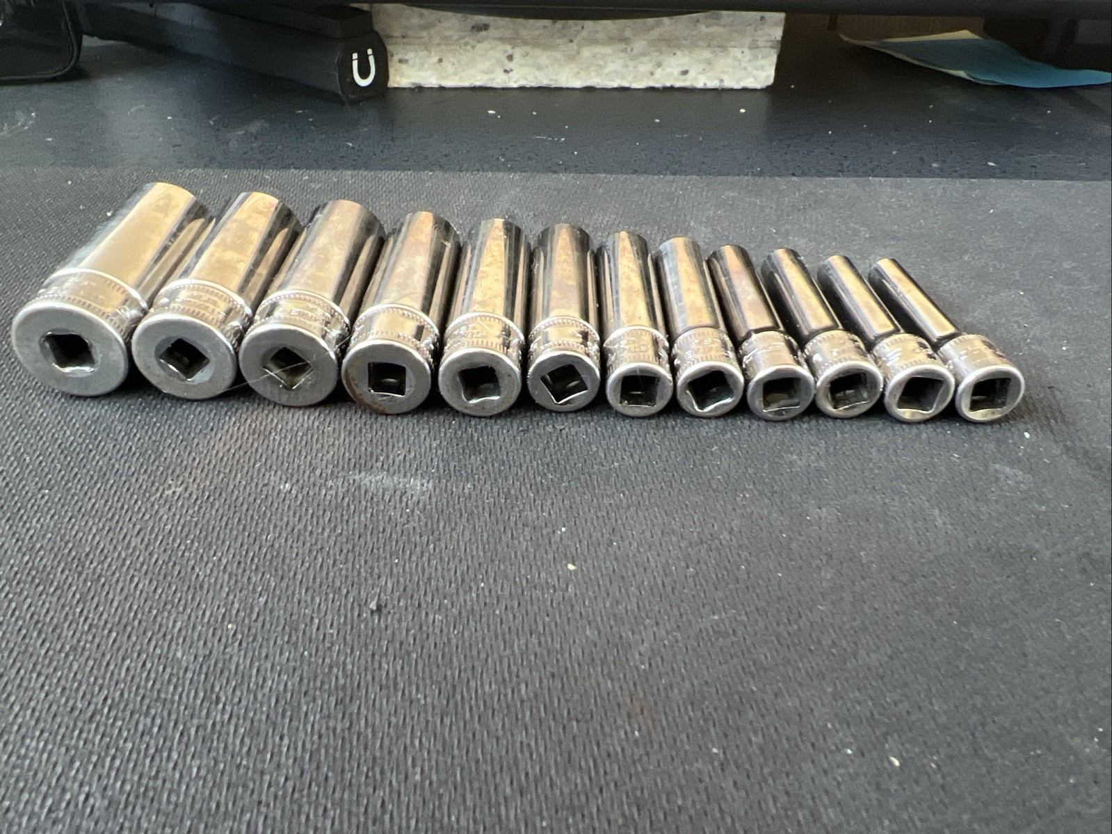 SNAP ON 112STMMY 12PC, METRIC, 1/4», DEEP,6PT,MAGENTIC TRAY, 5MM-15MM 🔥EXC