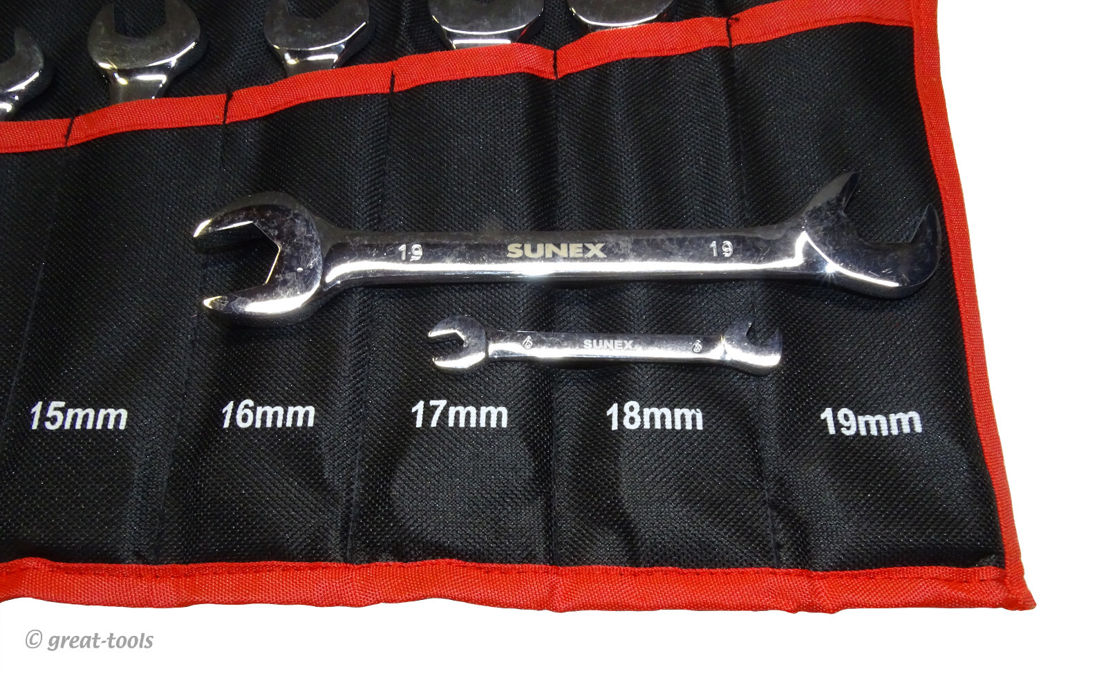 SUNEX ANGLE HEAD WRENCH SET – mm – metric – 4-way – automotive hand tools