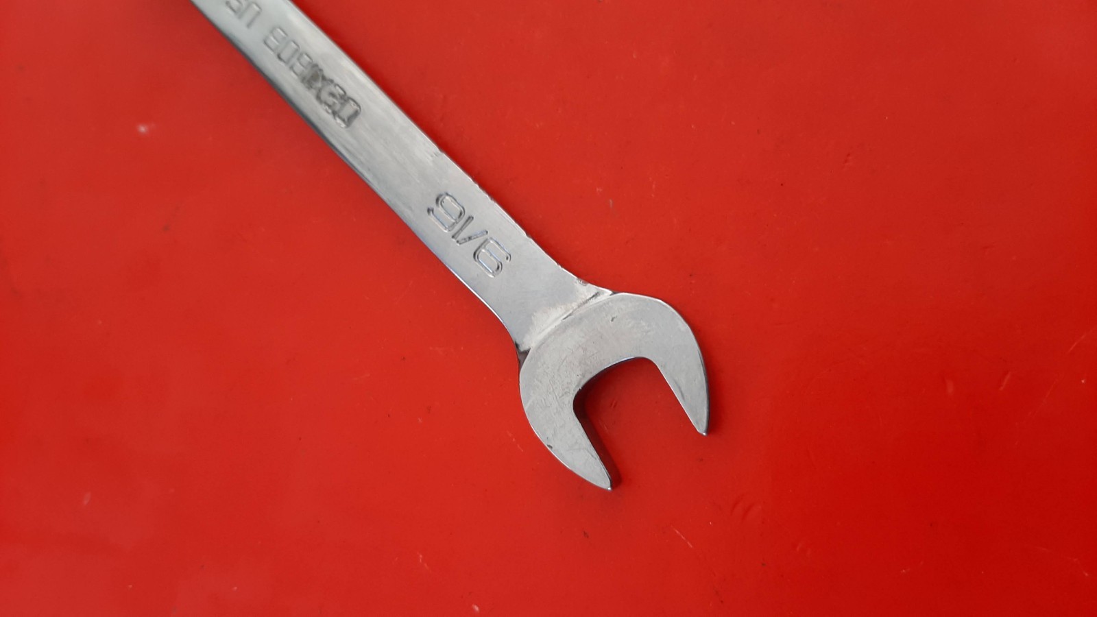 Snap-on Tools OEX180B 9/16″ 12pt Point Short Combination Wrench USA ENGRAVED