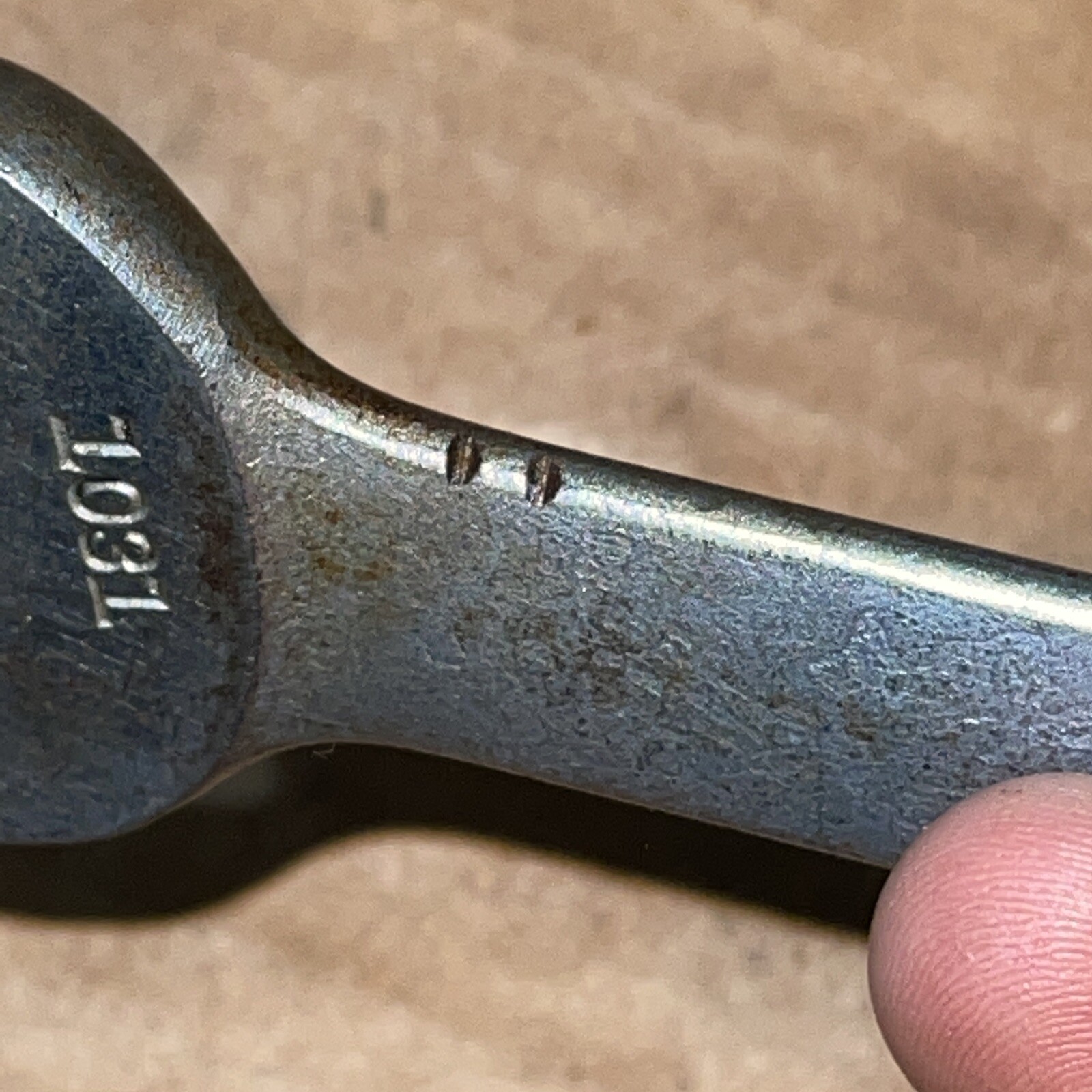 Williams USA 1031 7/8 In X 25/32 In SAE Open End Wrench Vintage Superrench
