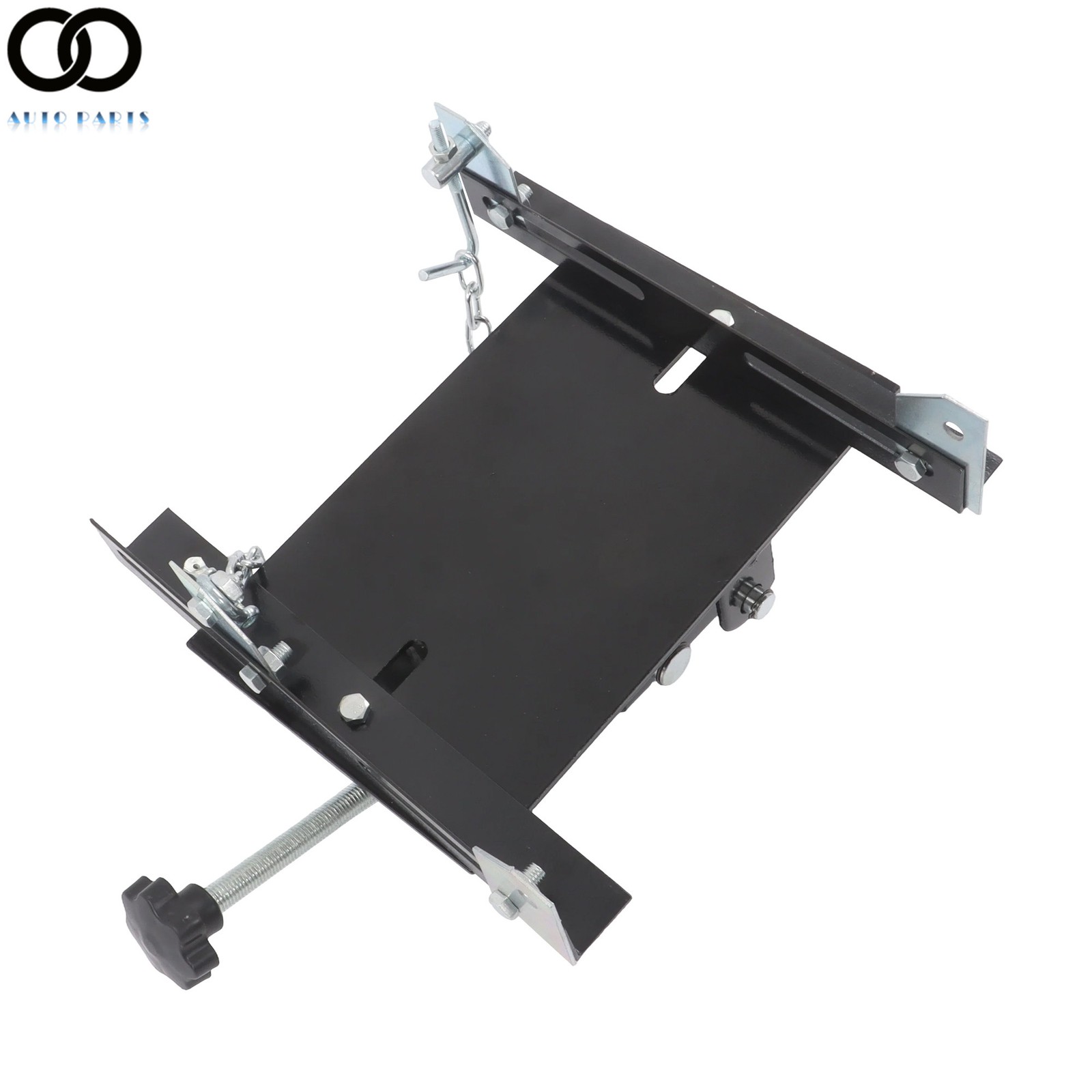 For Vehicle Repairs 1/2 Ton High Capacity Transmission Floor Jack Adapter Black
