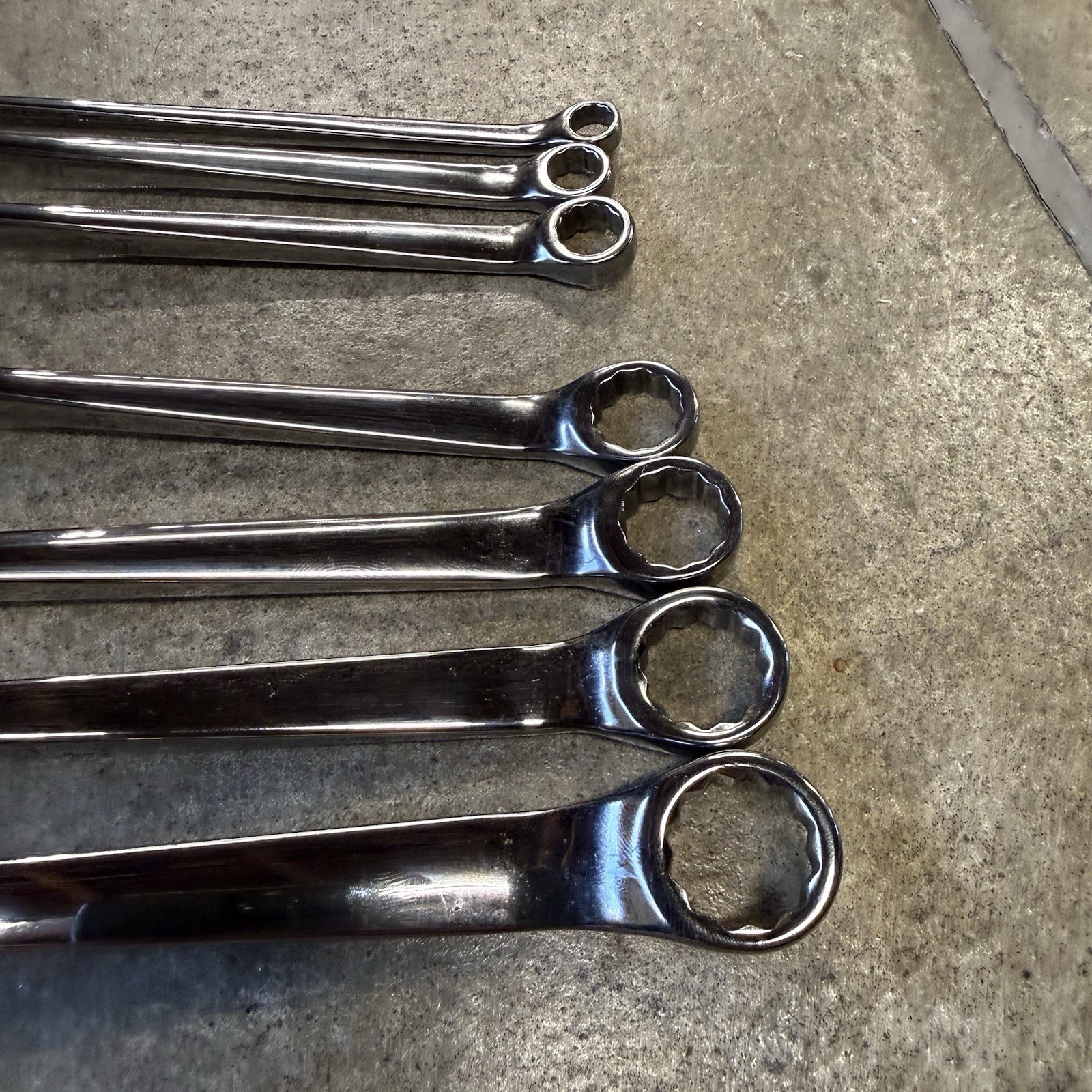 Craftsman Cross-Force SAE Combination Wrench Set NO 1/2” 7pc 5/16-3/4 USA 946520