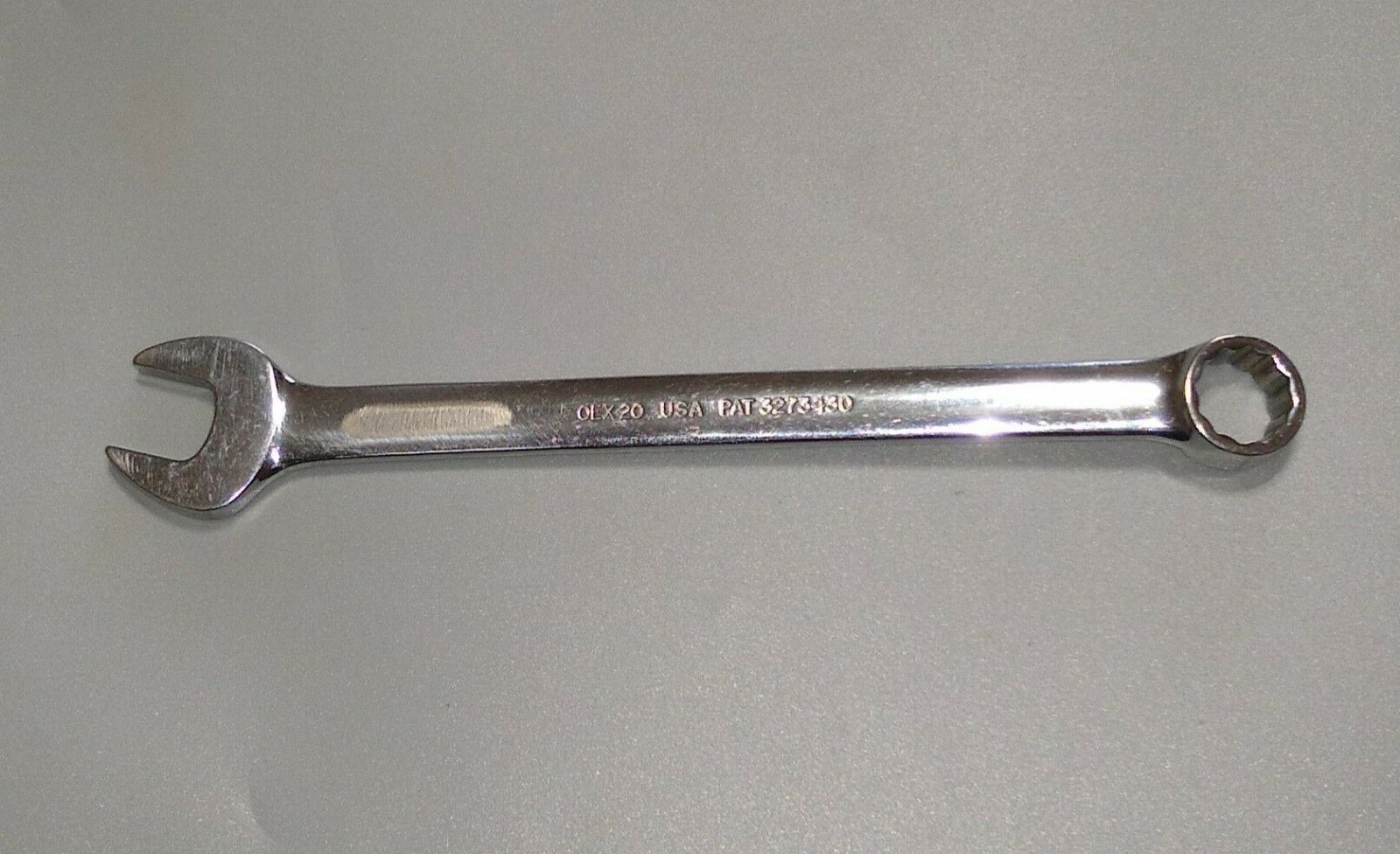 Snap on OEX-20, 5/8″ Combination Wrench, 12 Point, OFFSET. 8.6″ Long.