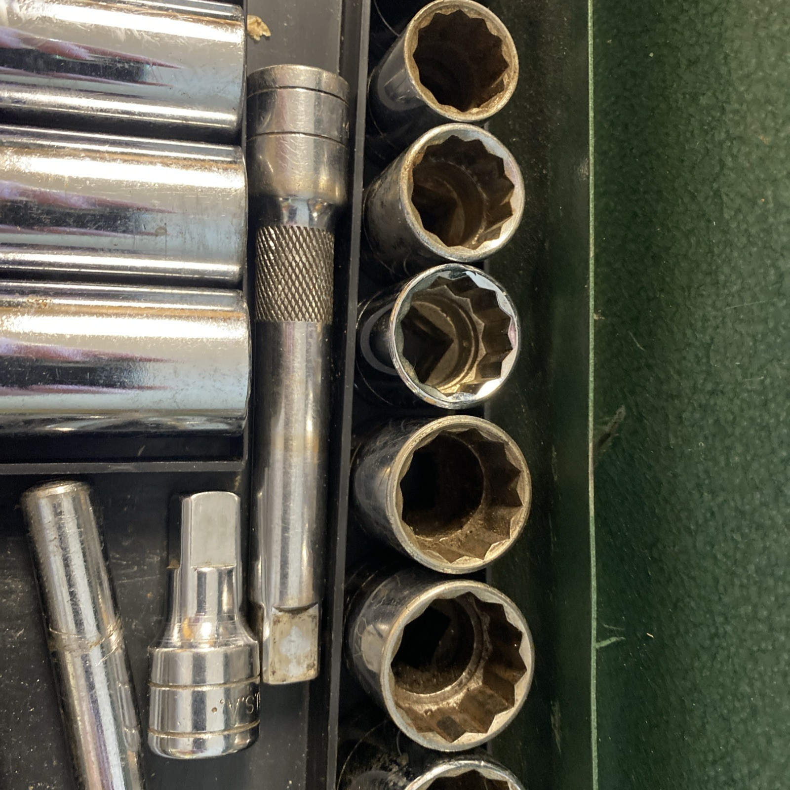 SK Tools 26pc. SAE 1/2″ Drive Deep & Shallow Socket Set w/ Ratchet & Extras