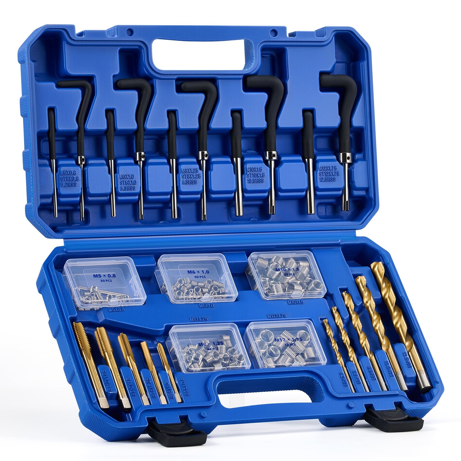 Orion Motor Tech 172pc Thread Repair Kit, Metric Restorer Set