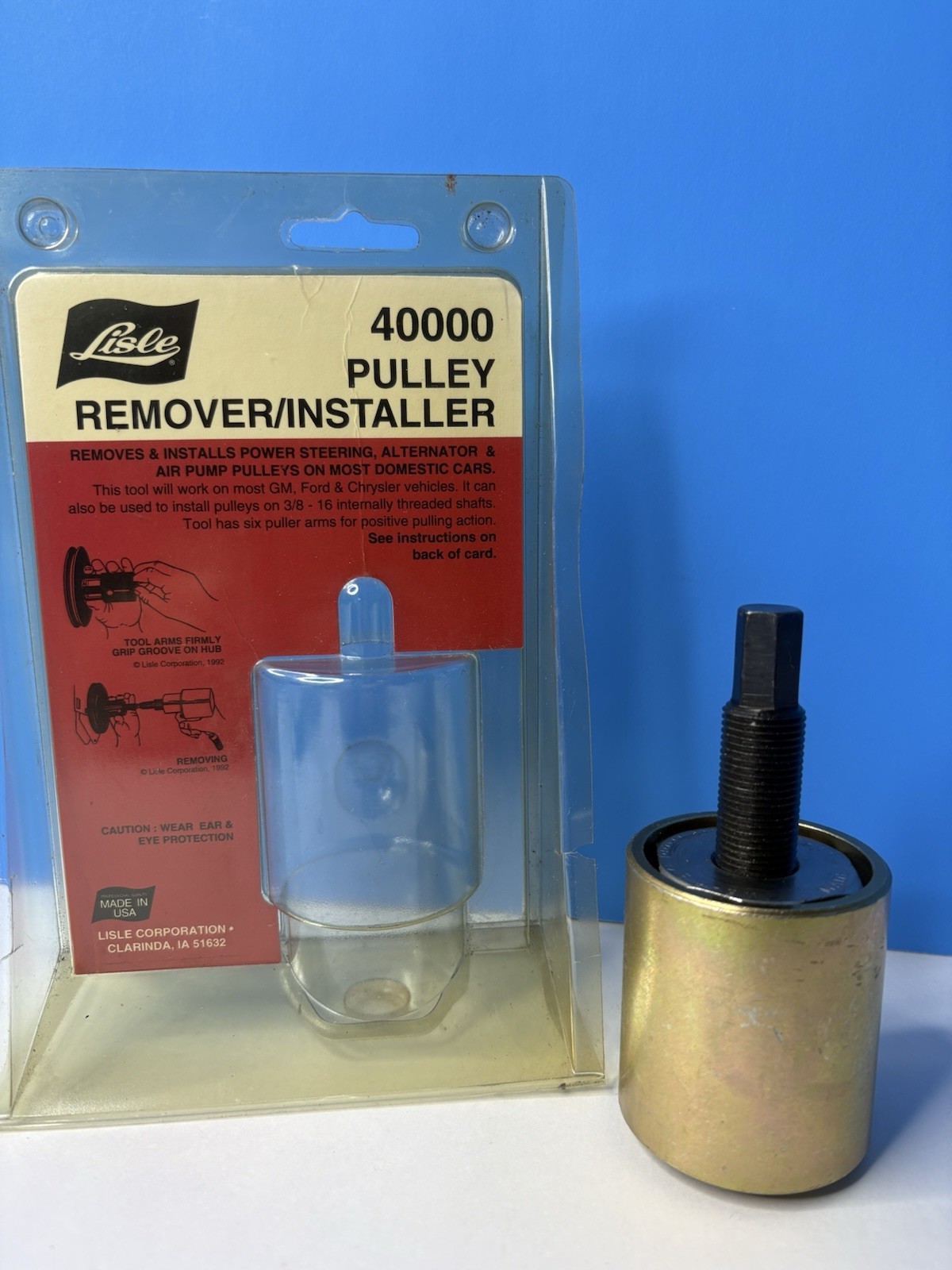 Lisle 40000 Pulley Remover/Installer – Power Steering, Alternator, Air Pump