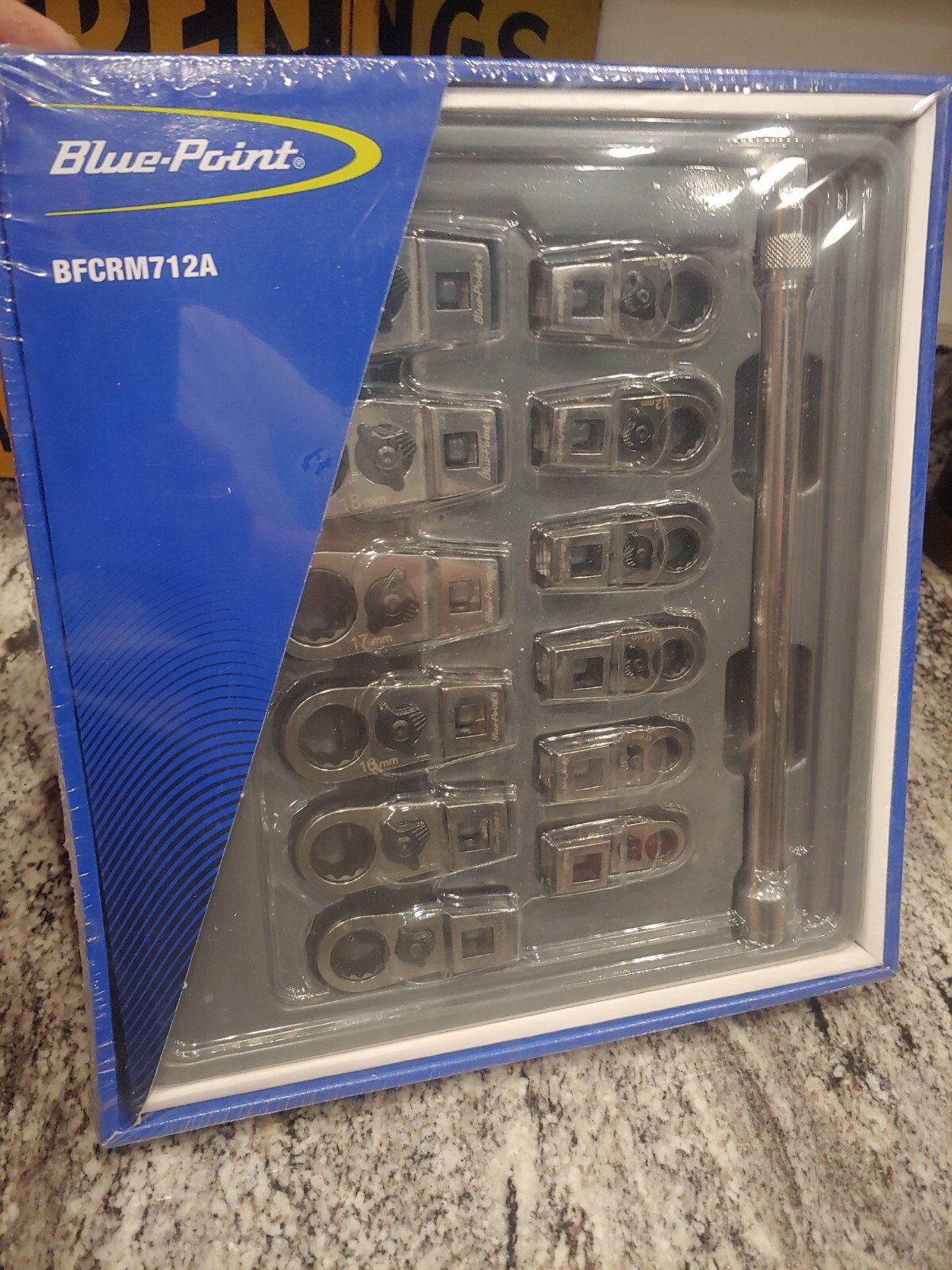 Blue Point By Snap-on Tools 13pc 3/8 12pt MM Ratcheting Crowfoot Set – SEALED
