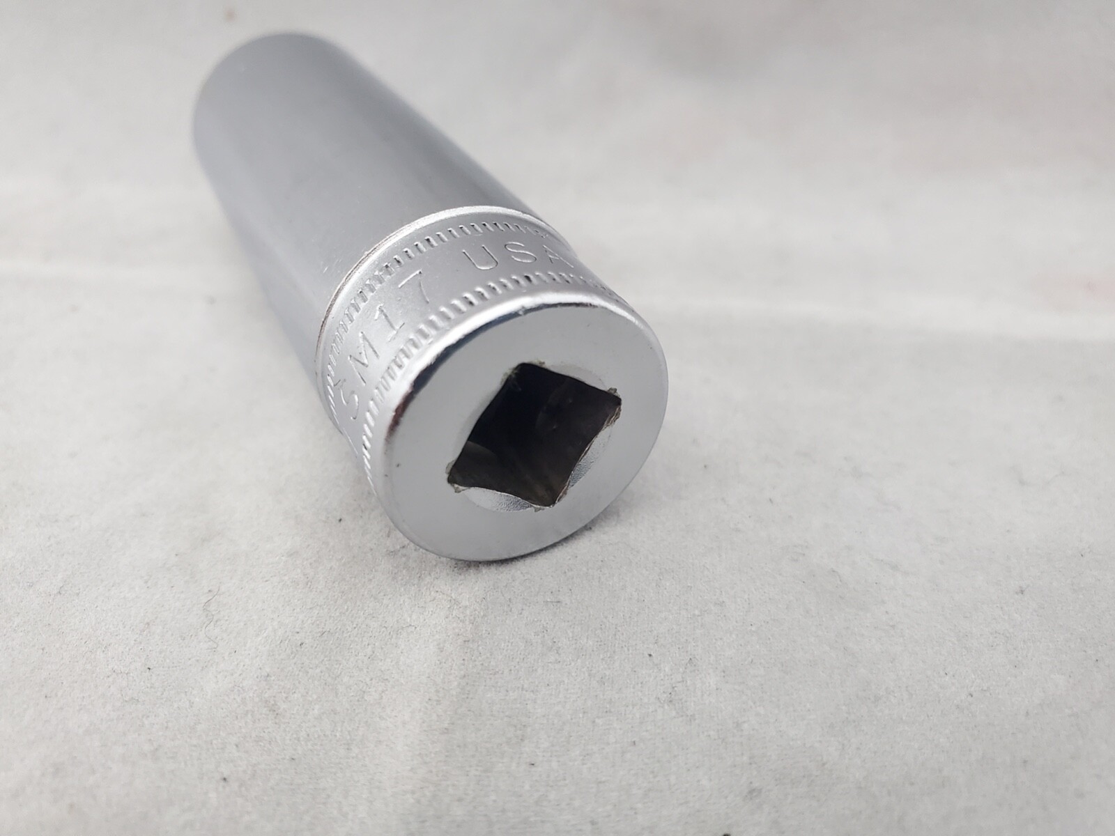 Snap On SFSM17, Metric 17mm Deep Socket, 3/8″ Drive, 6 Point, Ships Free