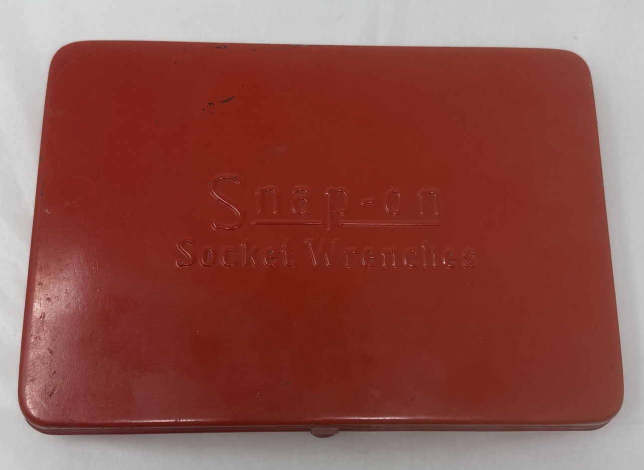 VTG Snap-On 42 Piece Socket Wrenches With Metal Case Dated 1955 Pre-Owned