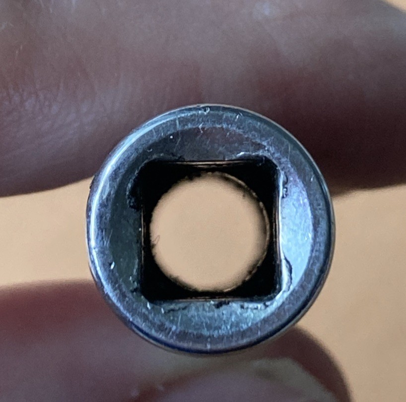 Snap-On STMM8 1/4″ Drive 6 Point 8mm Metric Deep Socket USA Minty