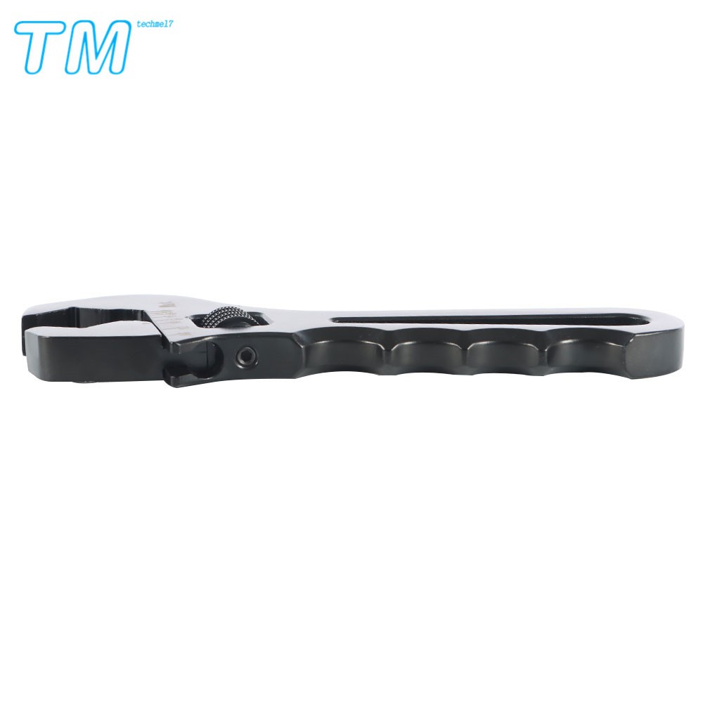 Aluminum 3AN 4AN-16AN Adjustable Wrench Tool Spanner For Hose End Fitting Black
