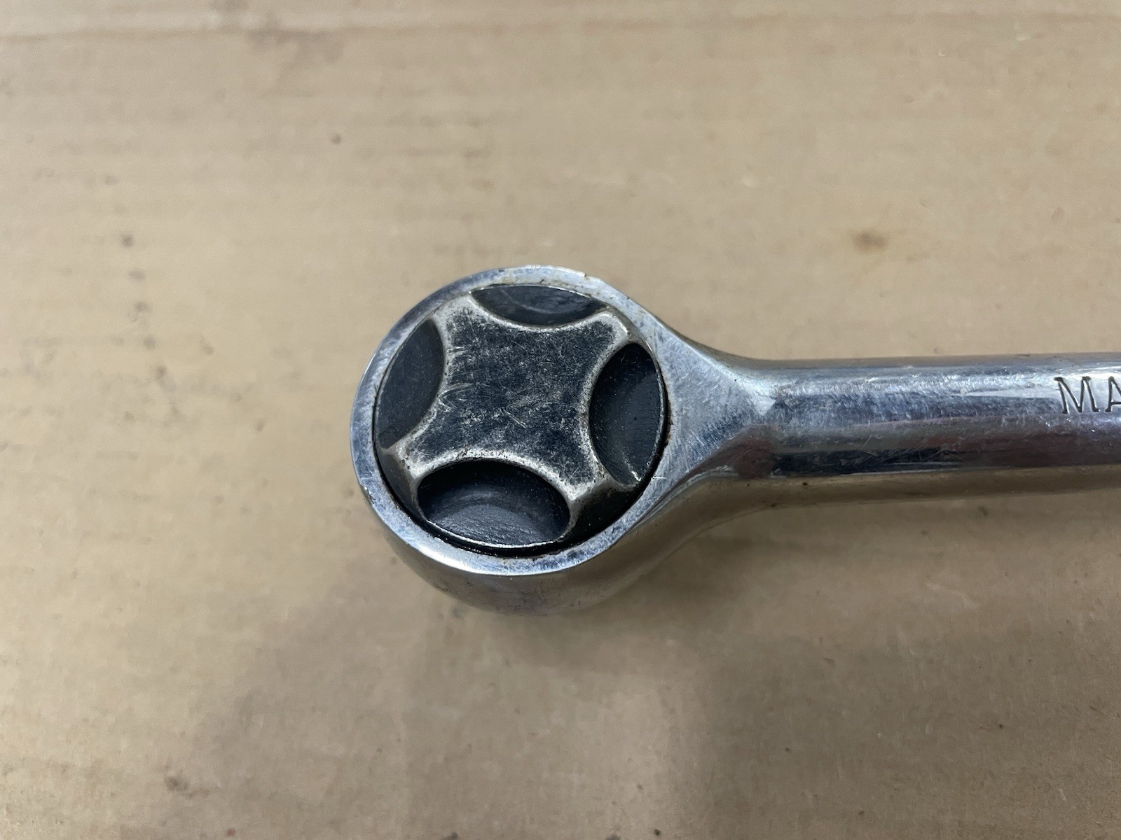 Master Mechanic P1660 1/2″ Drive 10″ Long Chrome Smooth Handle Socket Ratchet